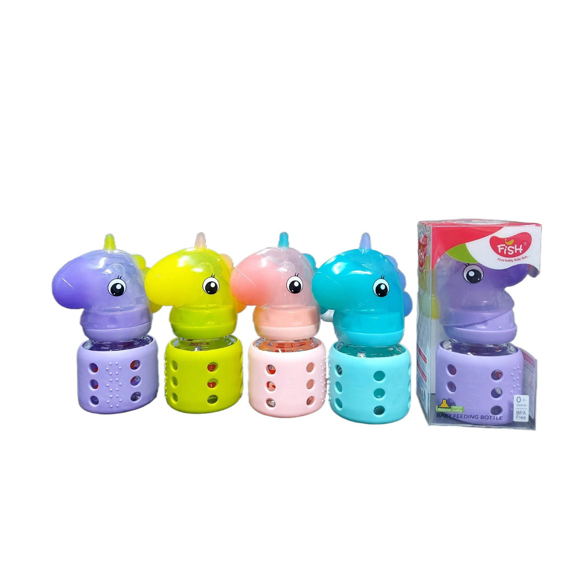 Glass Feeder For Babies In Bear Design main image 1