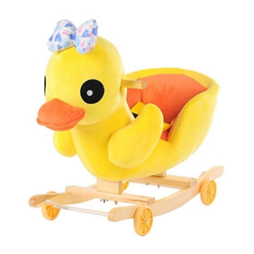 Duck Riding Toy Duck Baby Rocking Chair & Ride-On – 2-in-1 Plush Toy – Smart Toys