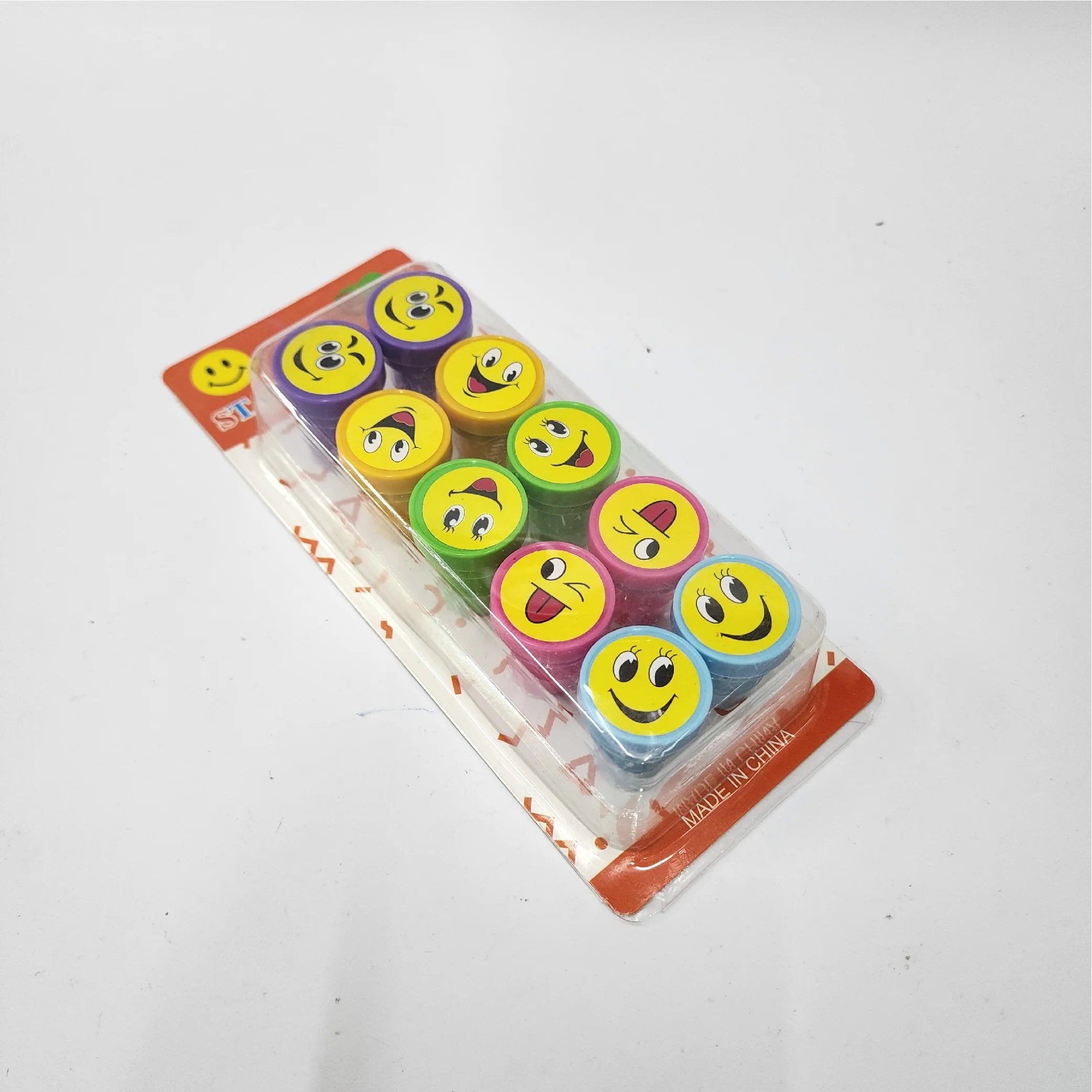 10-Piece Smiling Face Stamp Set