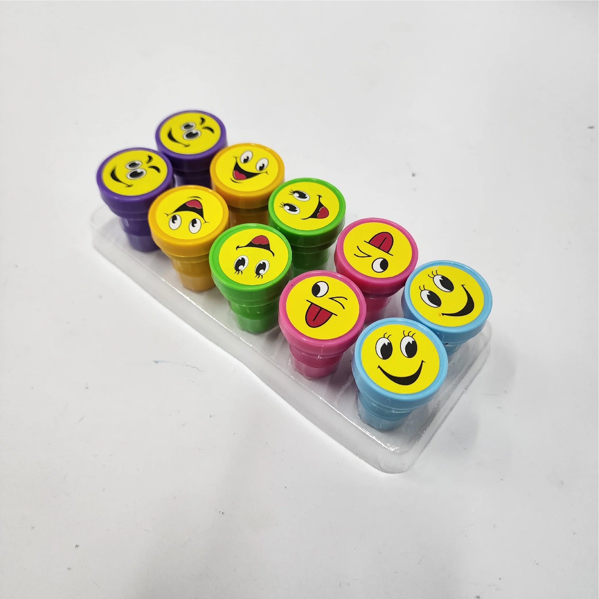 10-Piece Smiling Face Stamp Set