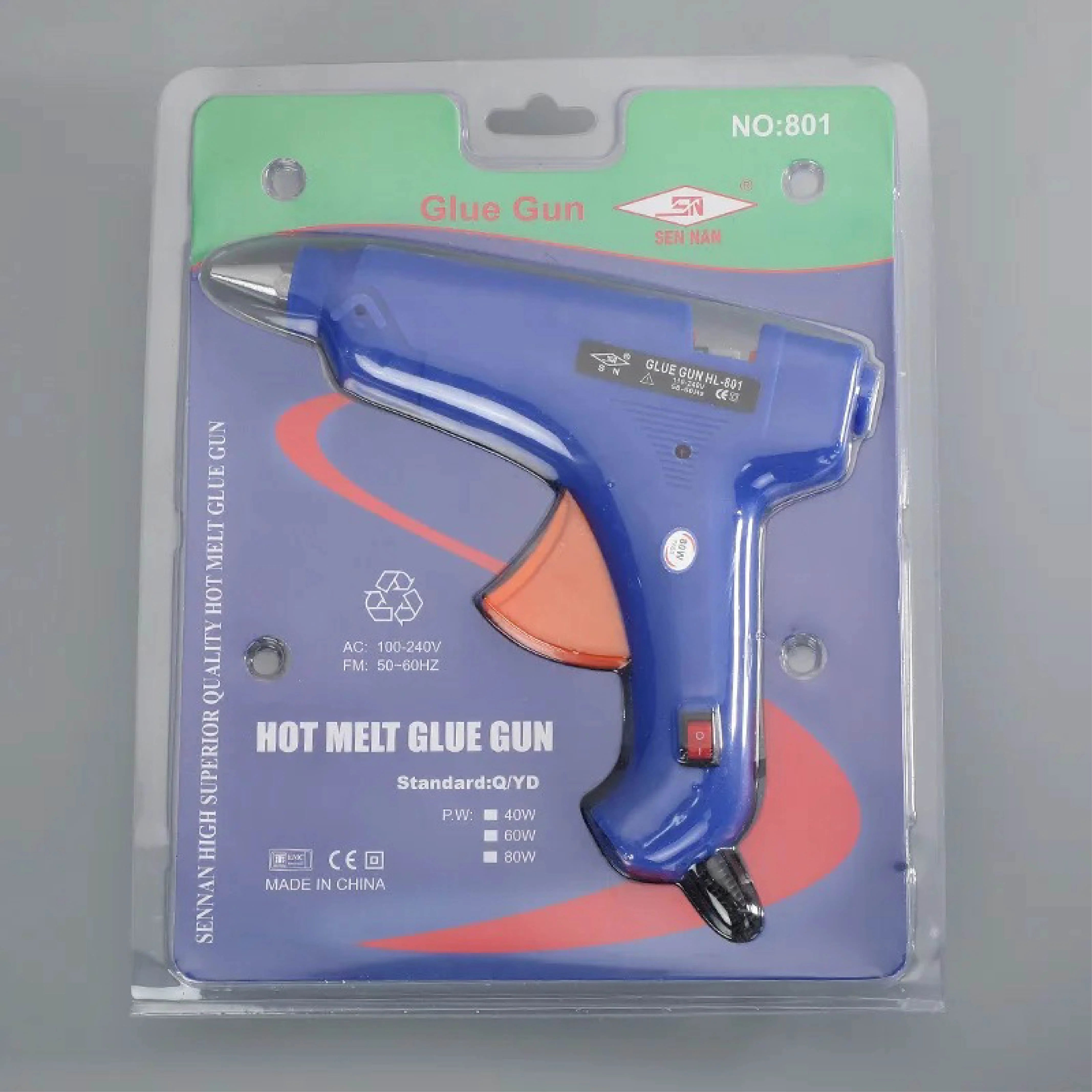 100W Hot Melt Glue Gun with Red On/Off Switch