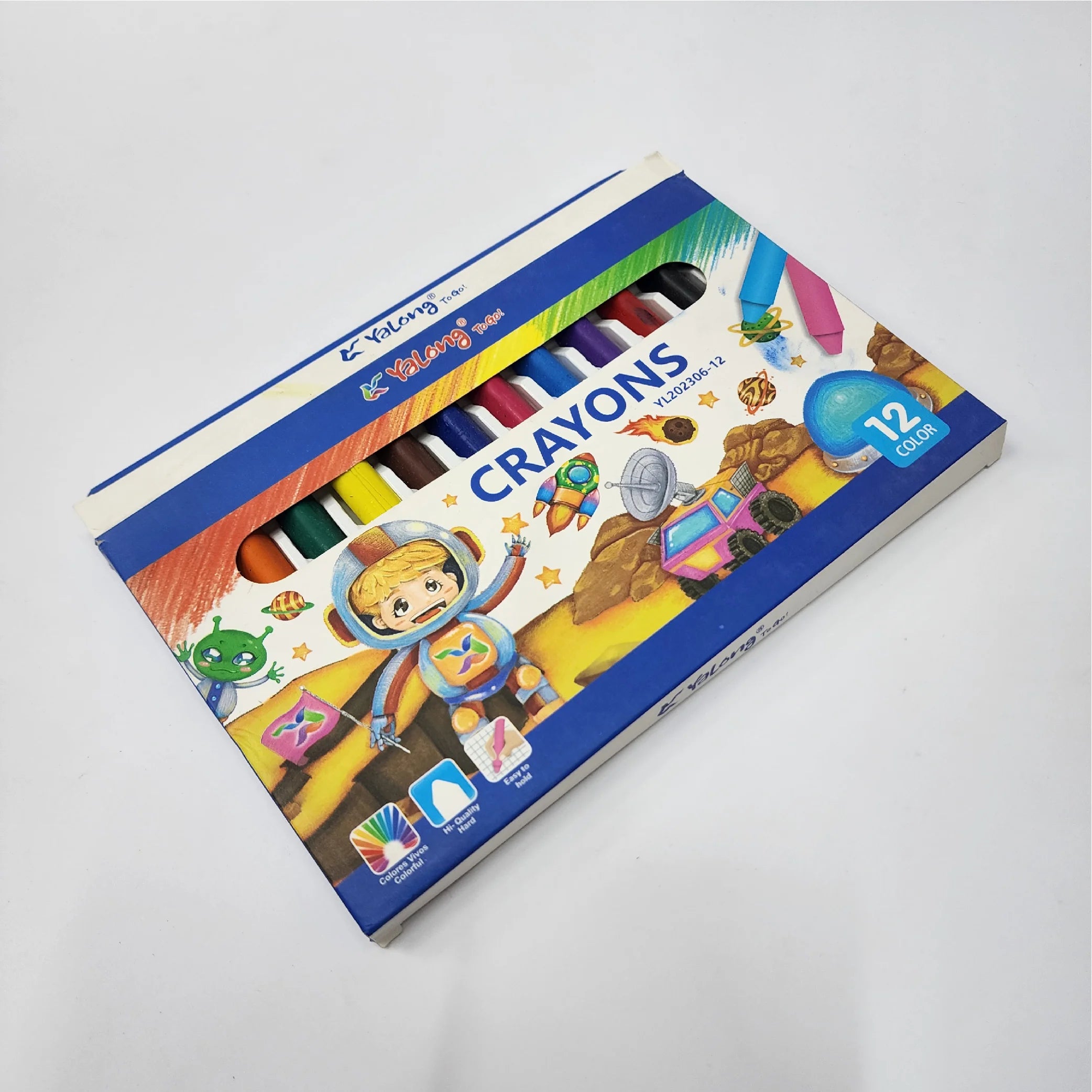 12-Color Crayon Set