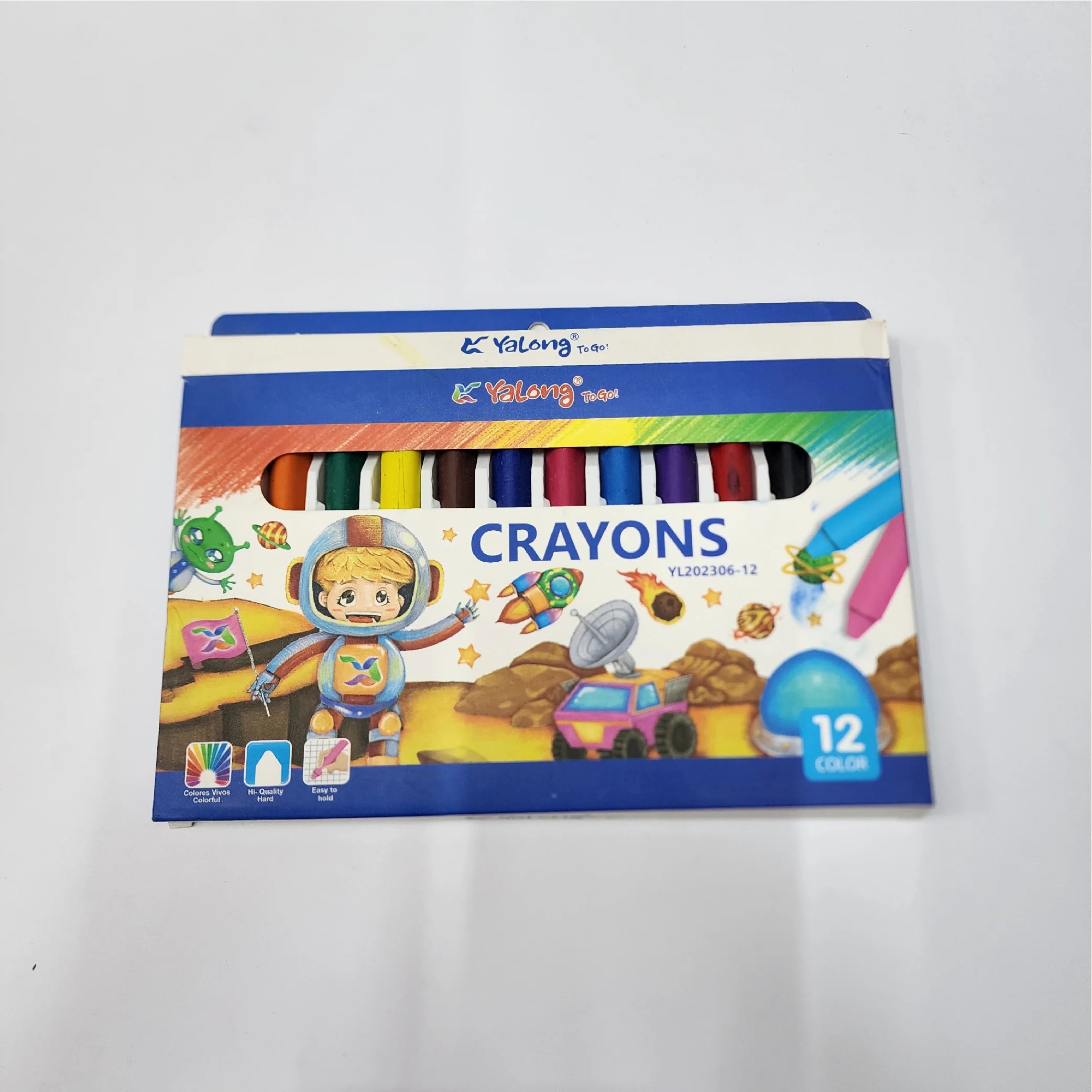 12-Color Crayon Set