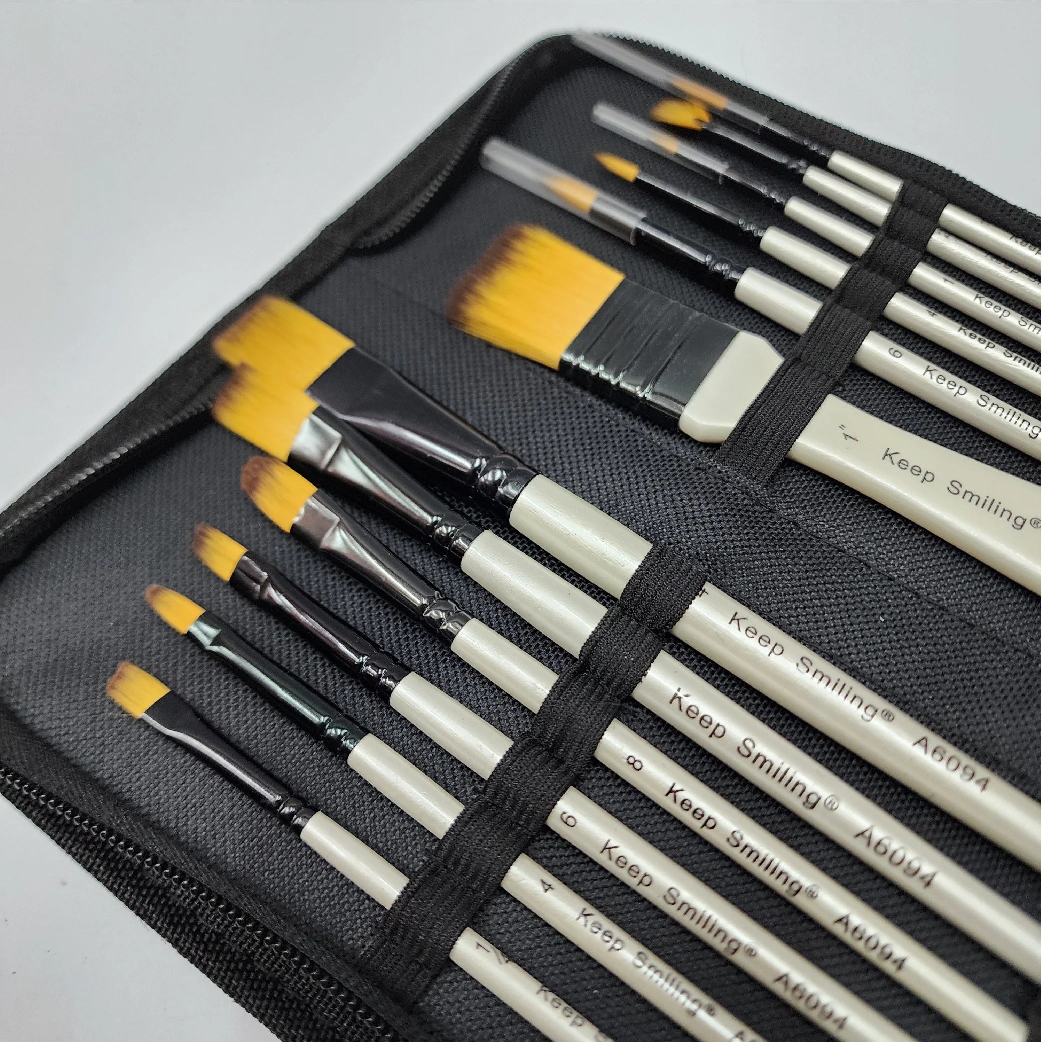 12-Piece Brush Set with Storage Wallet