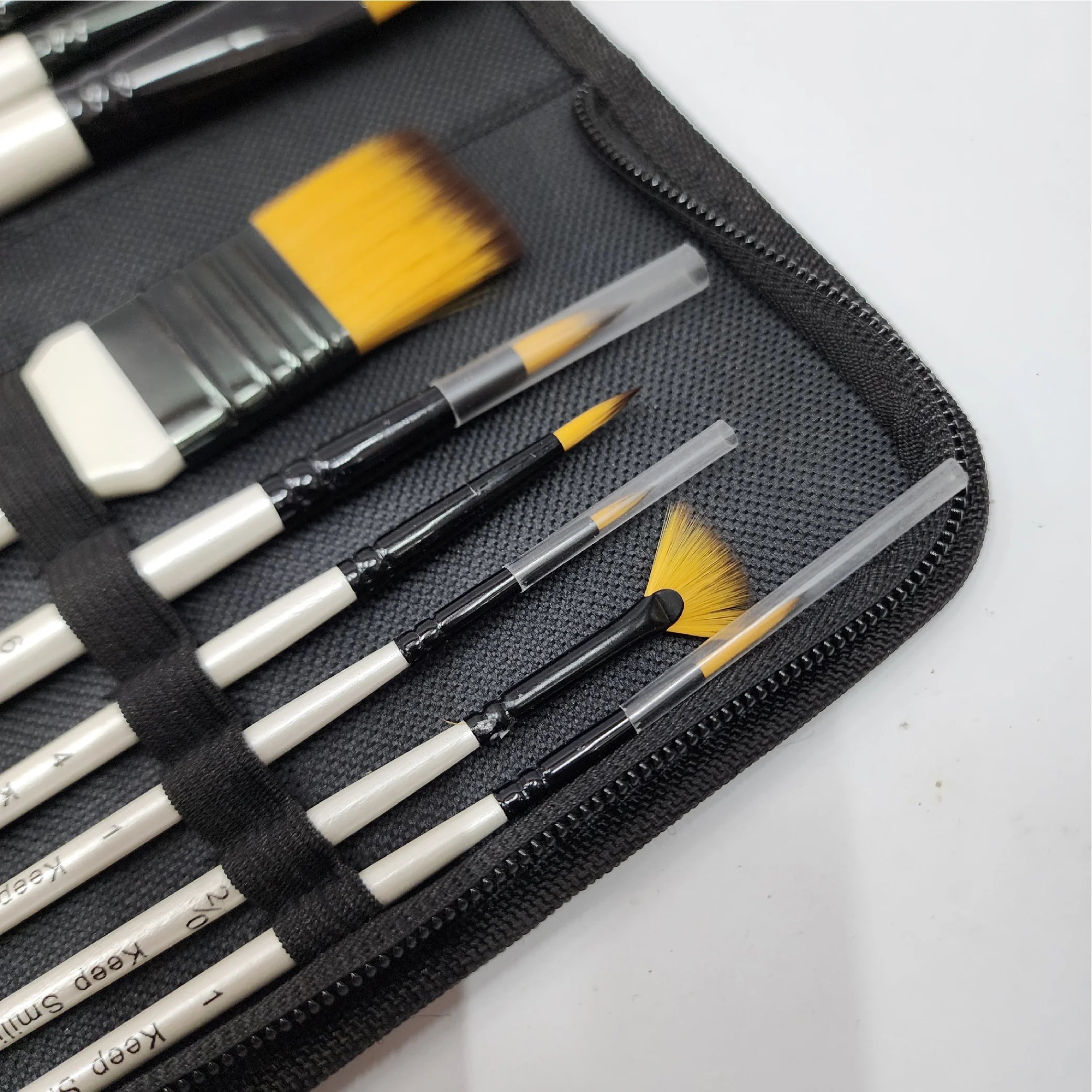 12-Piece Brush Set with Storage Wallet