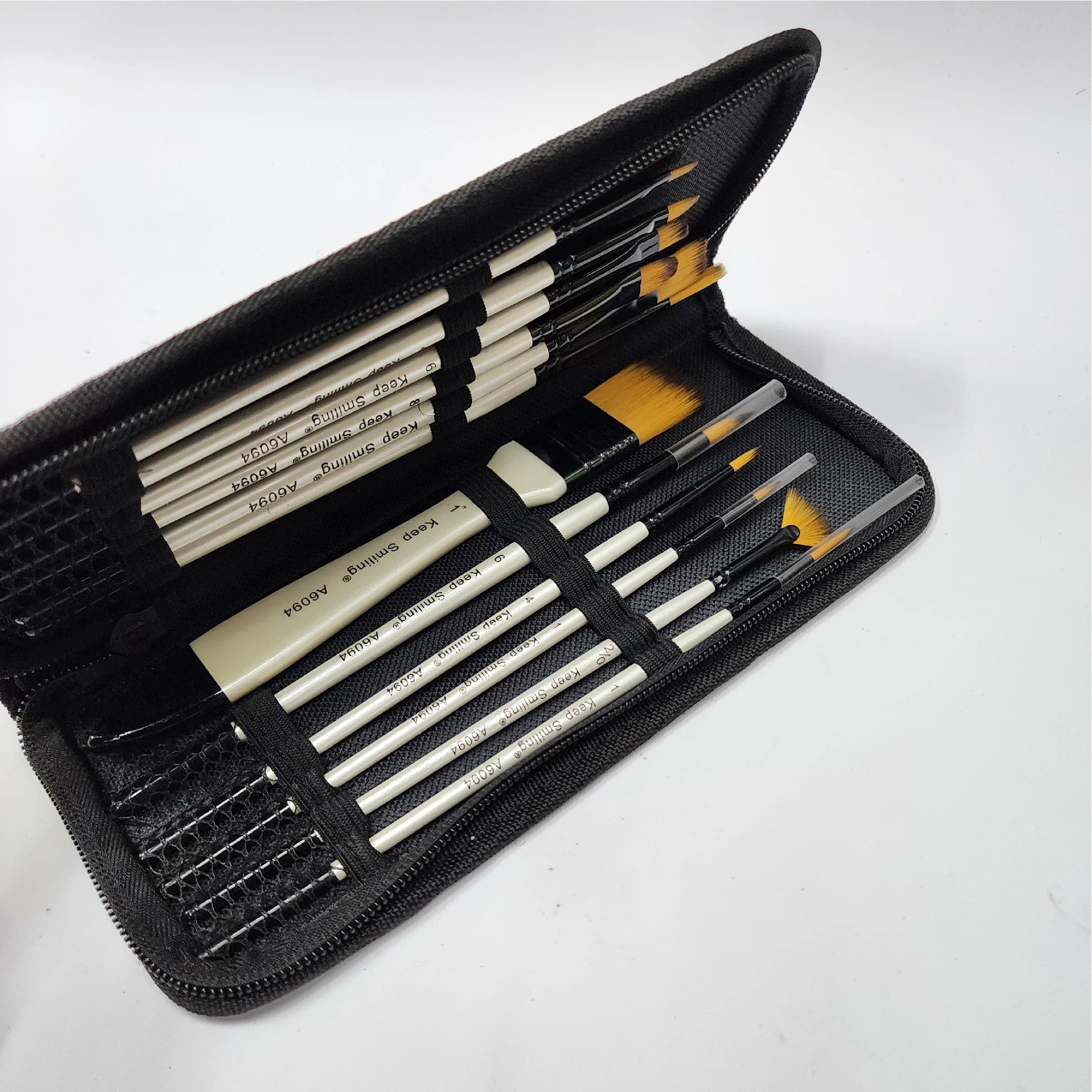 12-Piece Brush Set with Storage Wallet