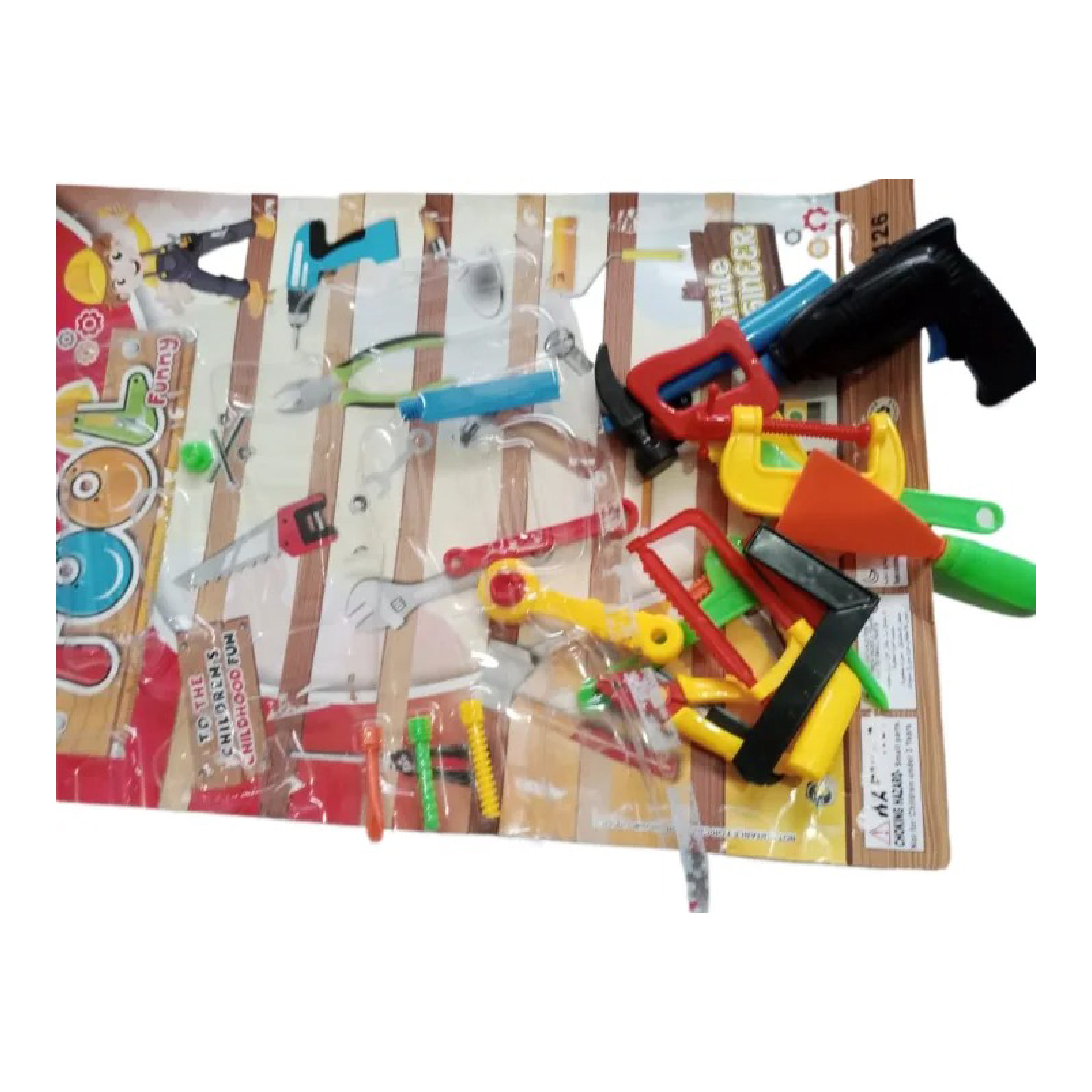 19 PCS Super Toy Tool Kit Set - Pretend Play Construction Tools for Kids