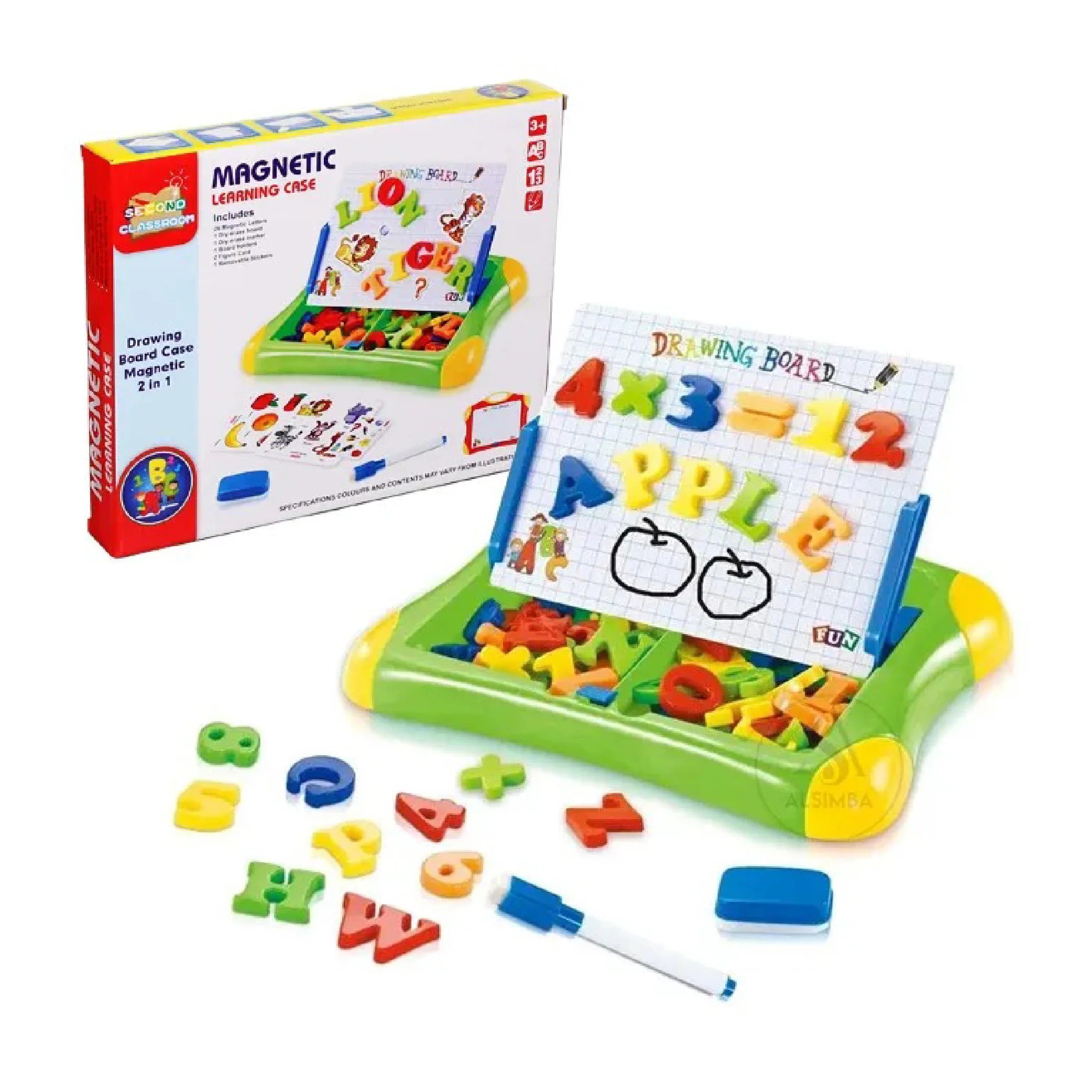 Magnetic Learning Case Drawing Board for Kids