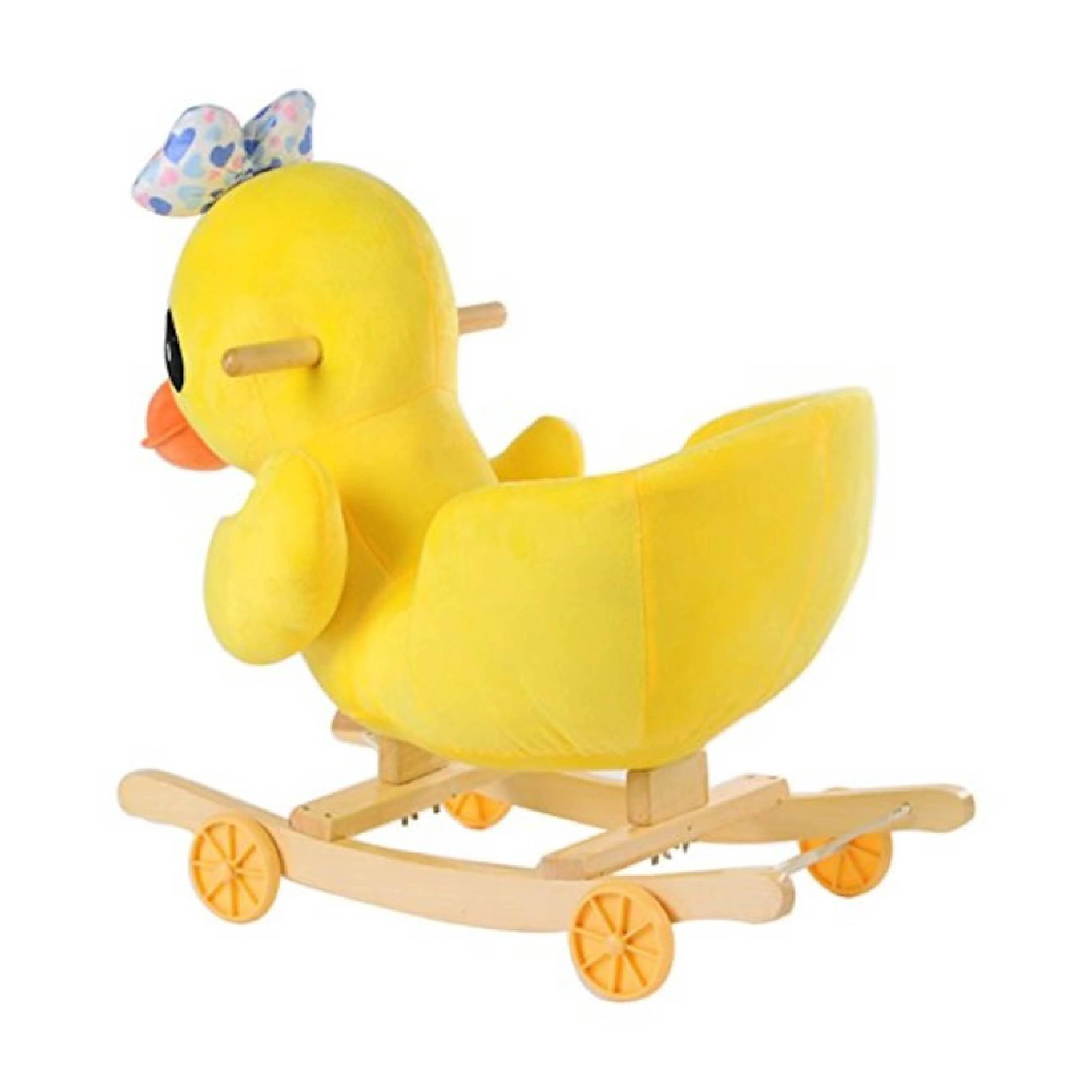 Duck Baby Rocking Chair & Ride-On – 2-in-1 Plush Toy