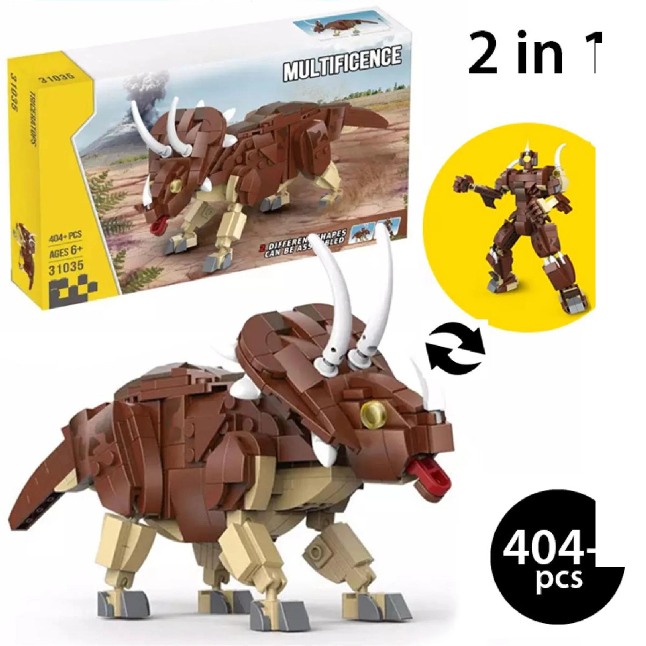 Jurassic Dinosaur Animal World Building Blocks