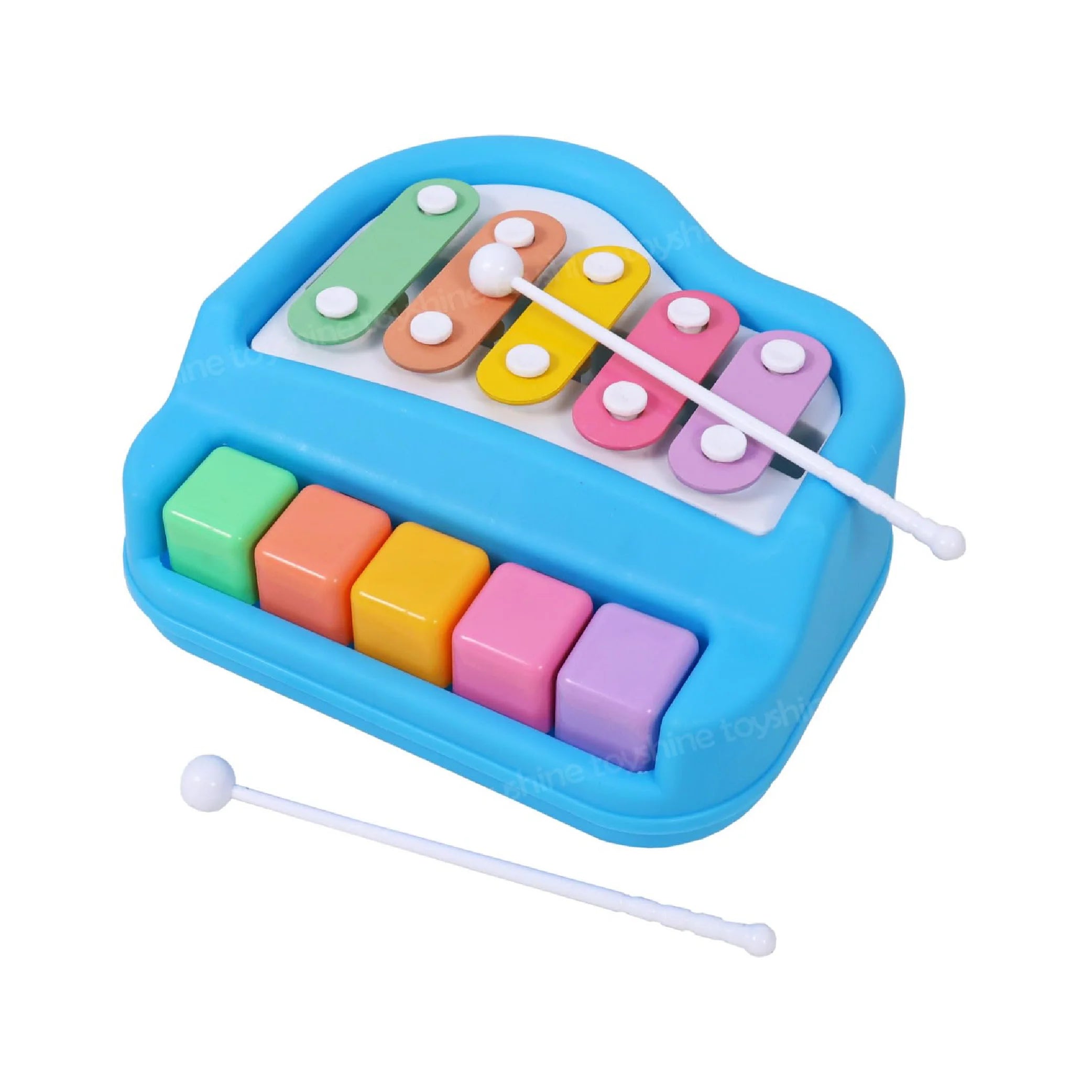 2 in 1 Xylophone with Musical Piano