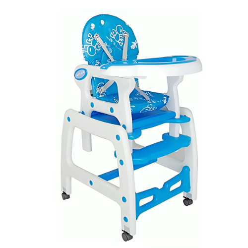 3-in-1 Convertible Kids High Chair - Rocking Horse, Writing Table & Dining Chair