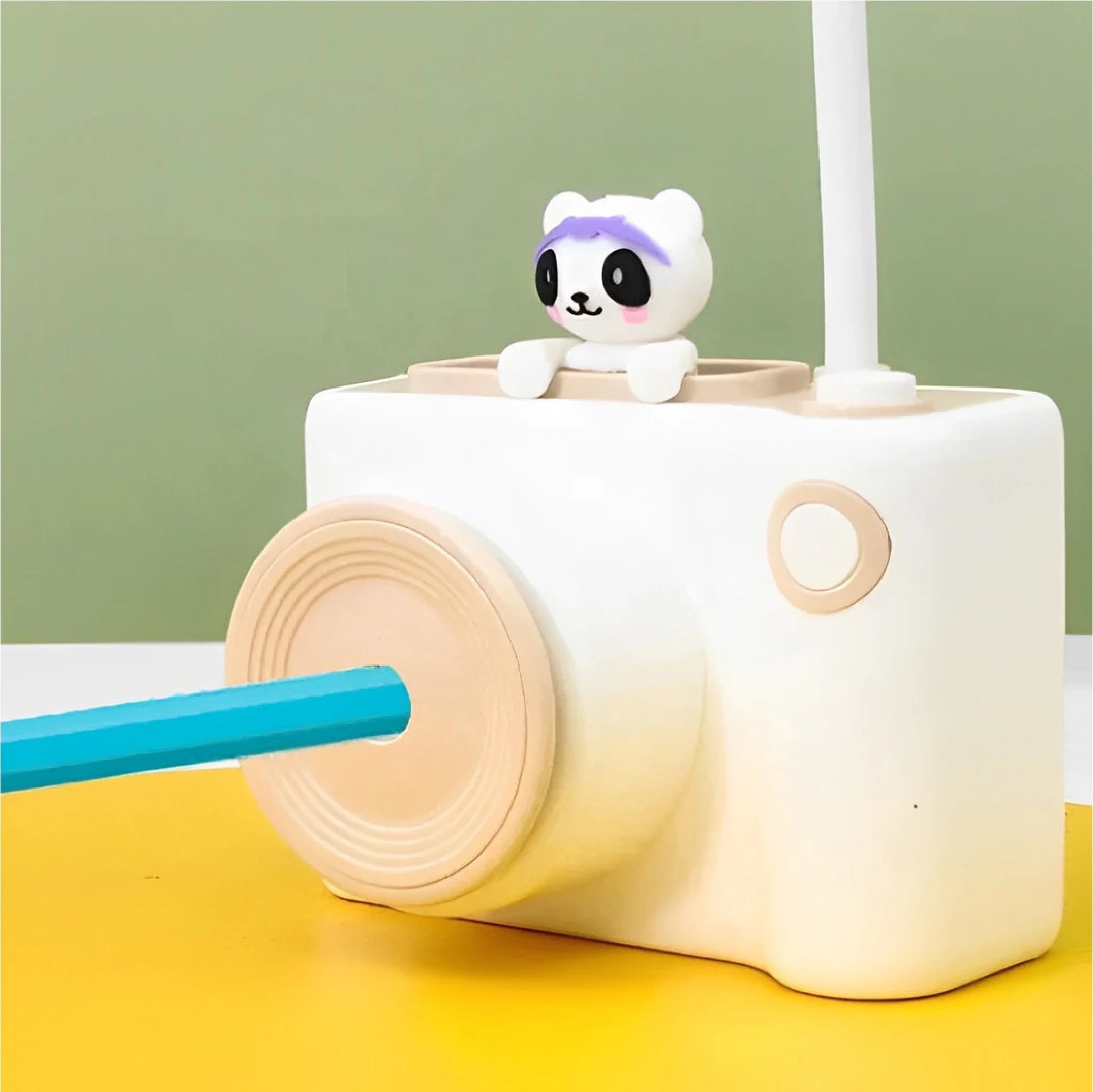 3-in-1 USB Table Lamp – LED Light with Pen Holder & Pencil Sharpener!
