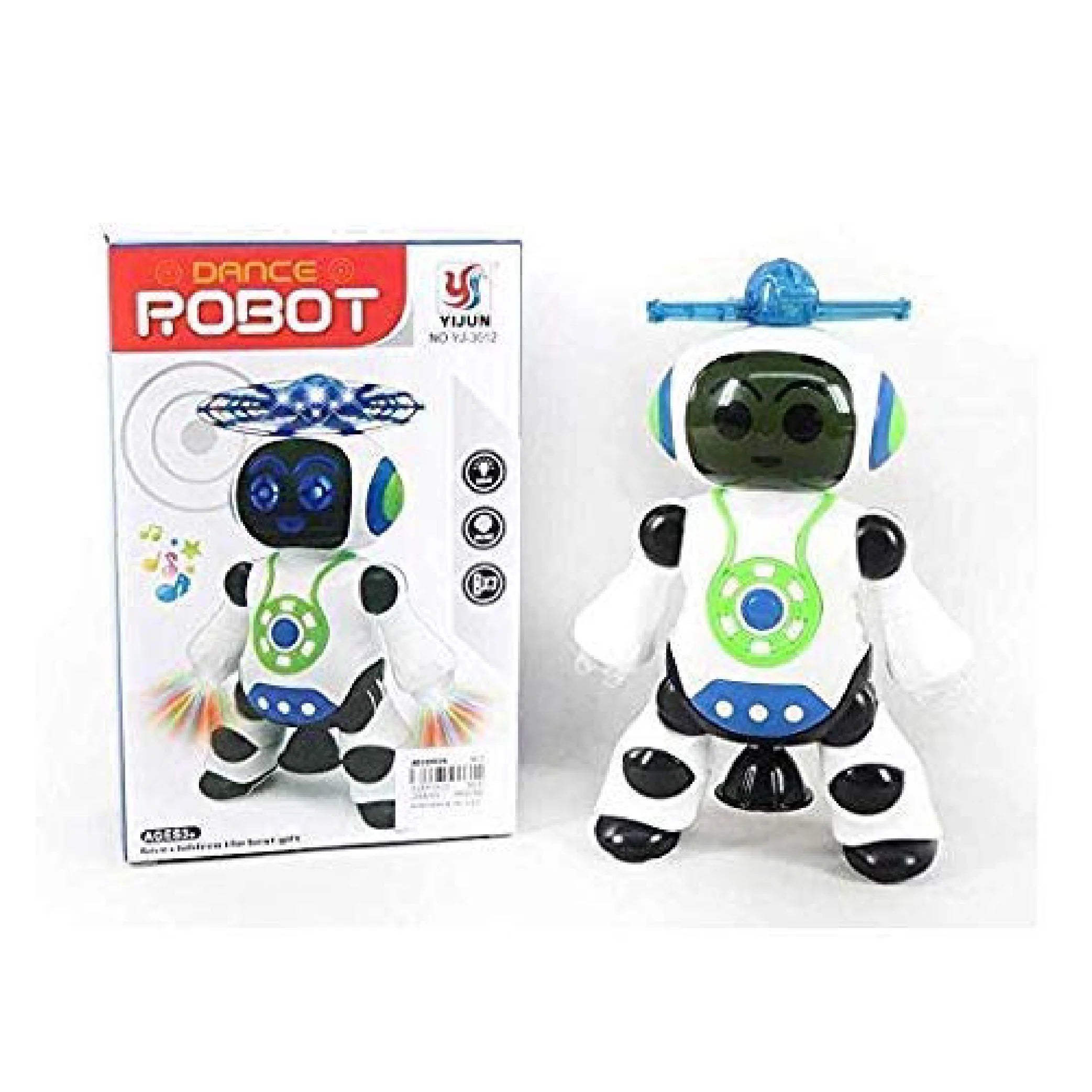 360-Degree Dancing Robot with Bump and Go Function