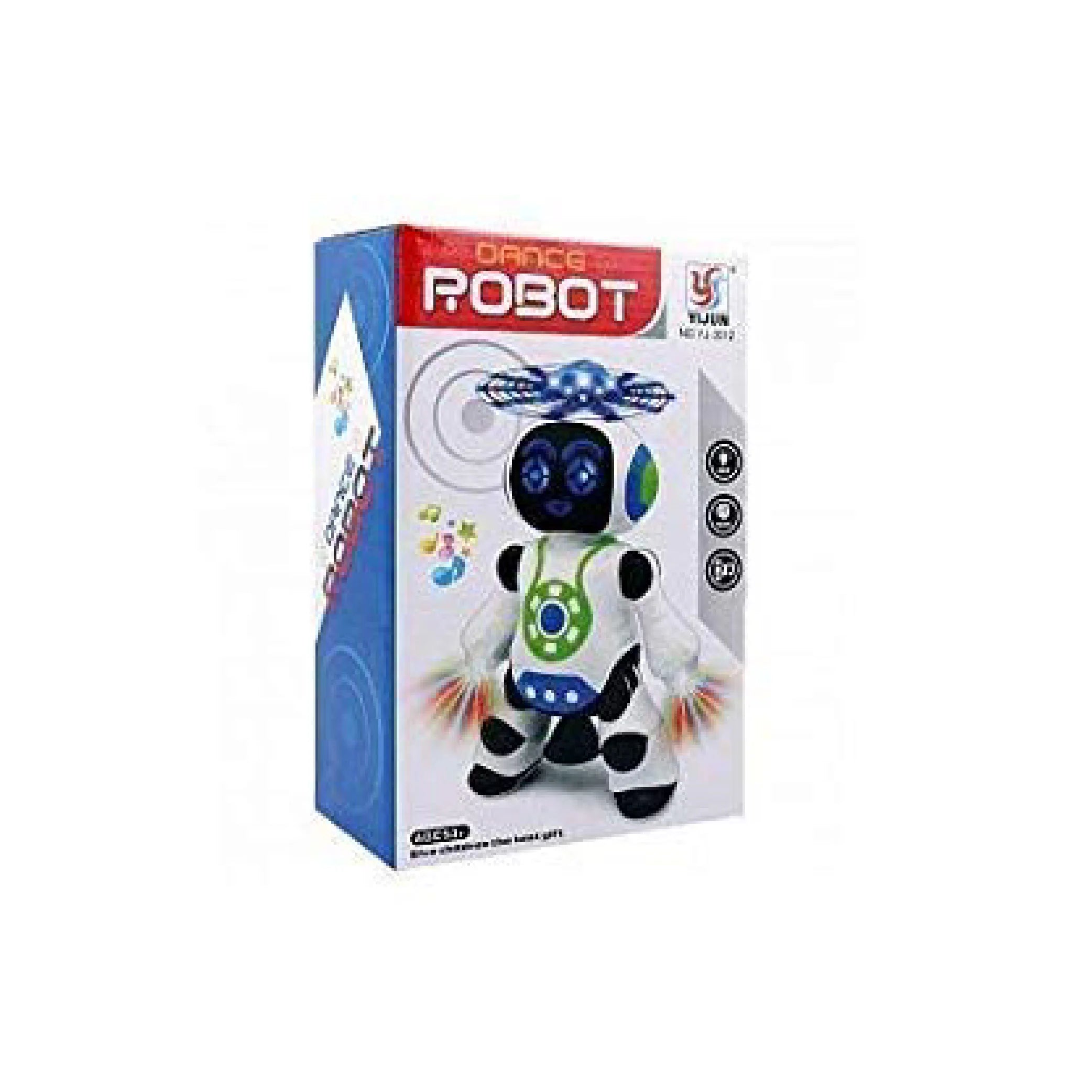 360-Degree Dancing Robot with Bump and Go Function