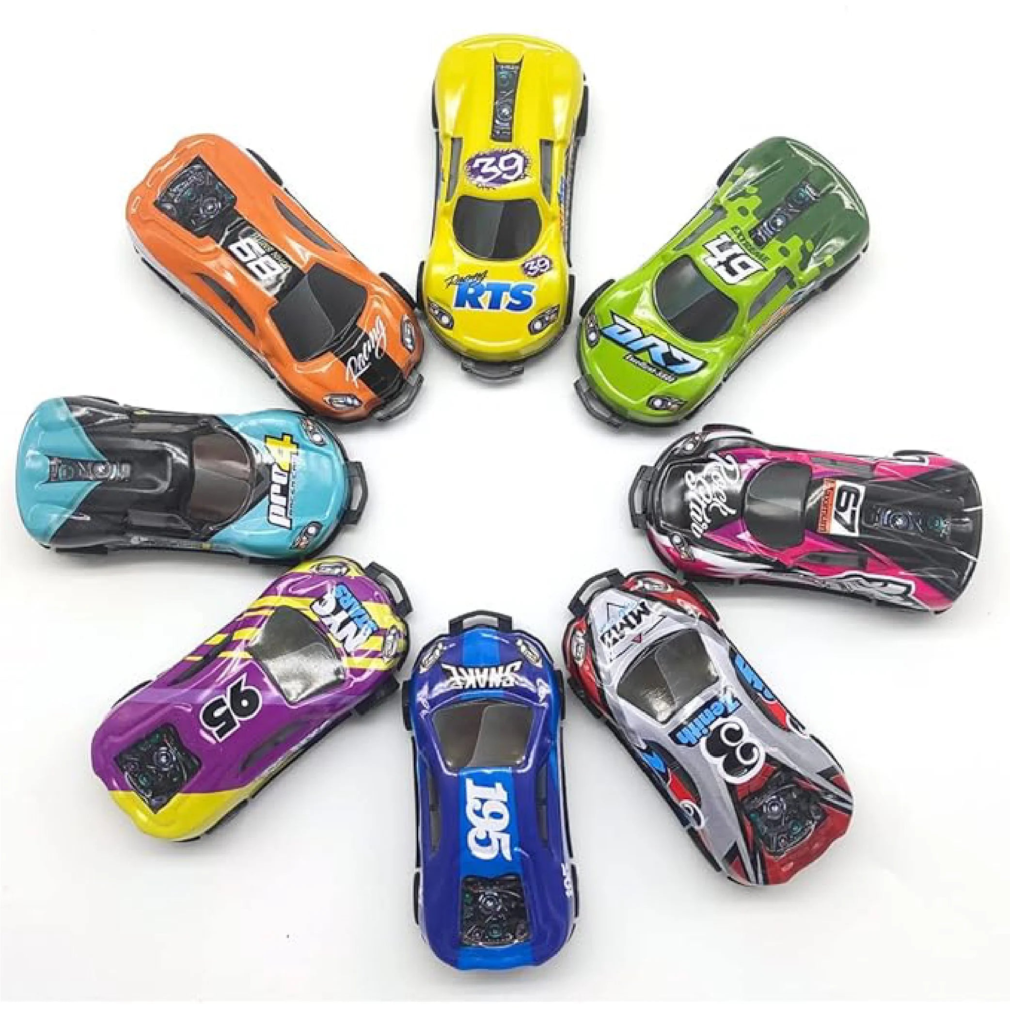 360-Degree Rotation Racing Car Model Toy – Pull Back Fun for Kids!