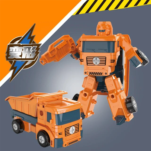 3-in-1 Transforming Construction Robot Toy for Kids