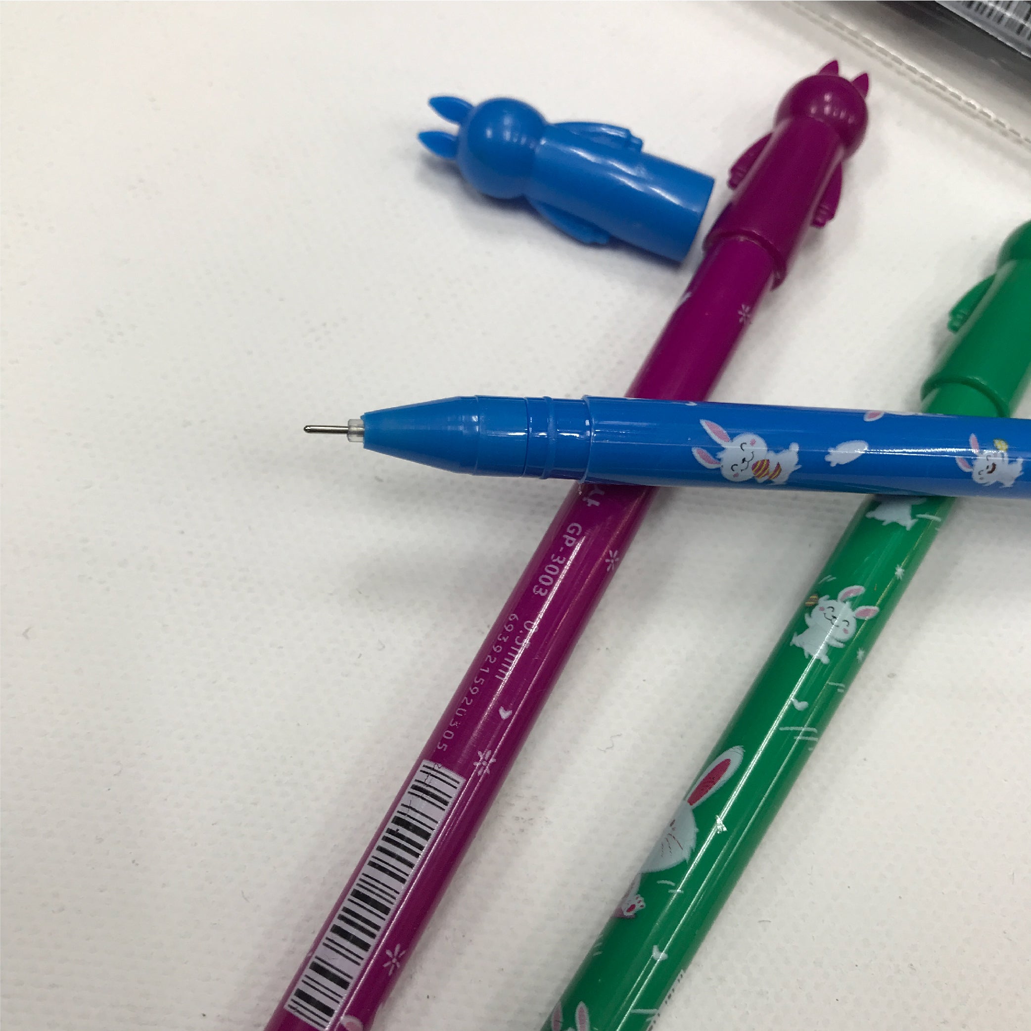 6-Color Bunny Gel Pen Set - Cute and Vibrant Writing Tools