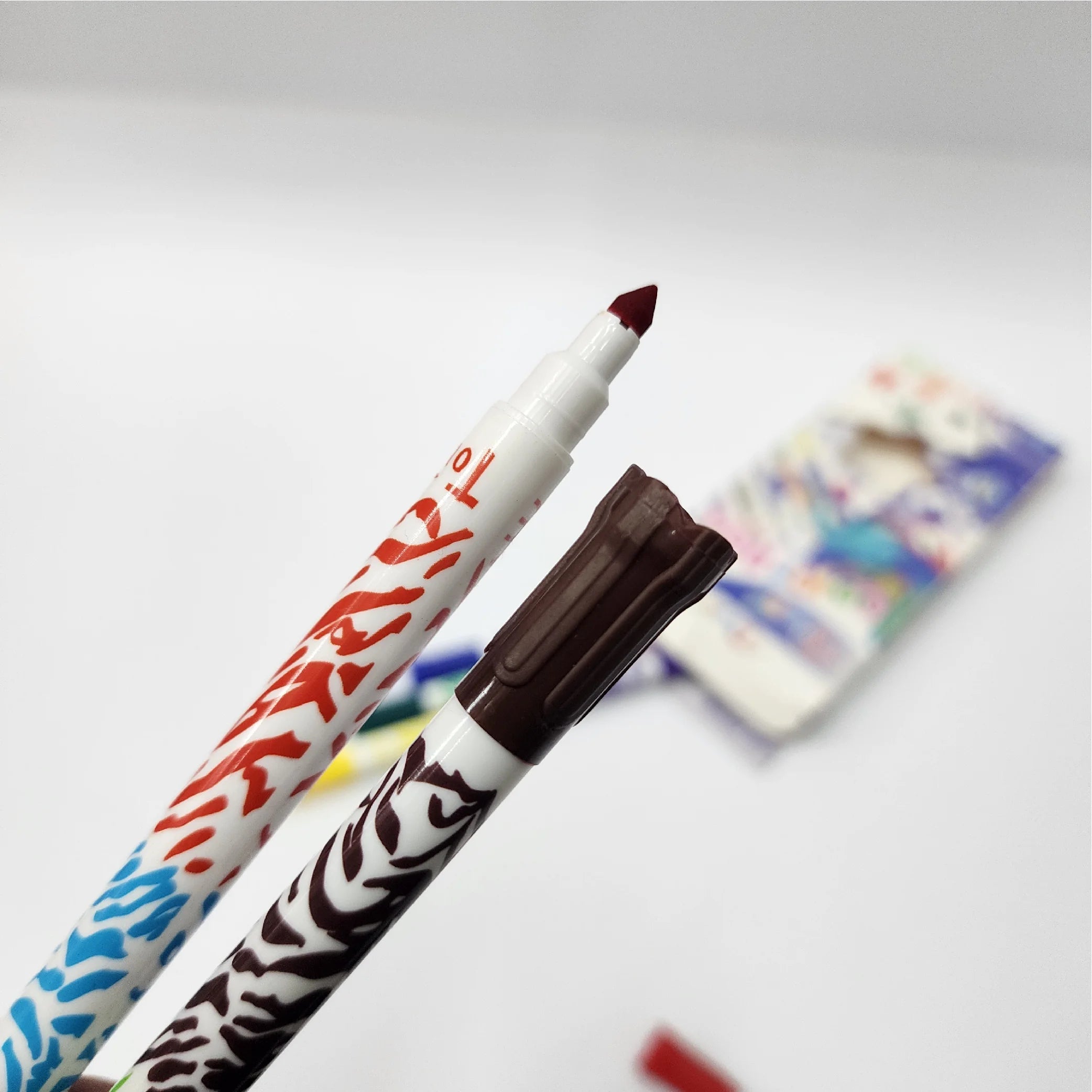 6-Piece Color Pen Set with 12 Colors