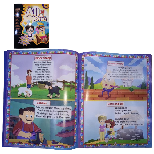 All-in-1 Book for Kids – High-Quality Paper, 16 Skills Included