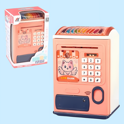 Creative Money Box ATM Machine For Kids with Password Protection