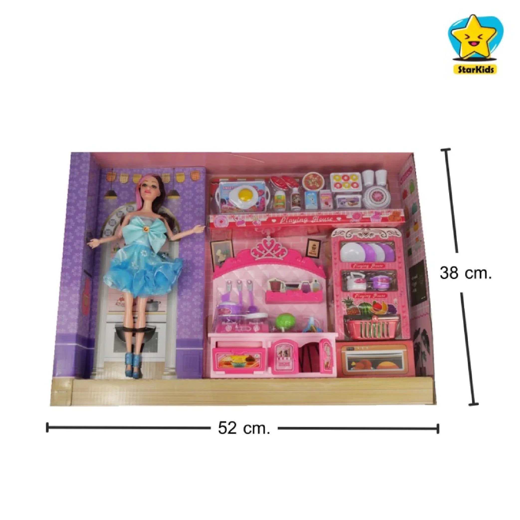 Adorable Doll with Kitchen Play Set - A World of Culinary Fun