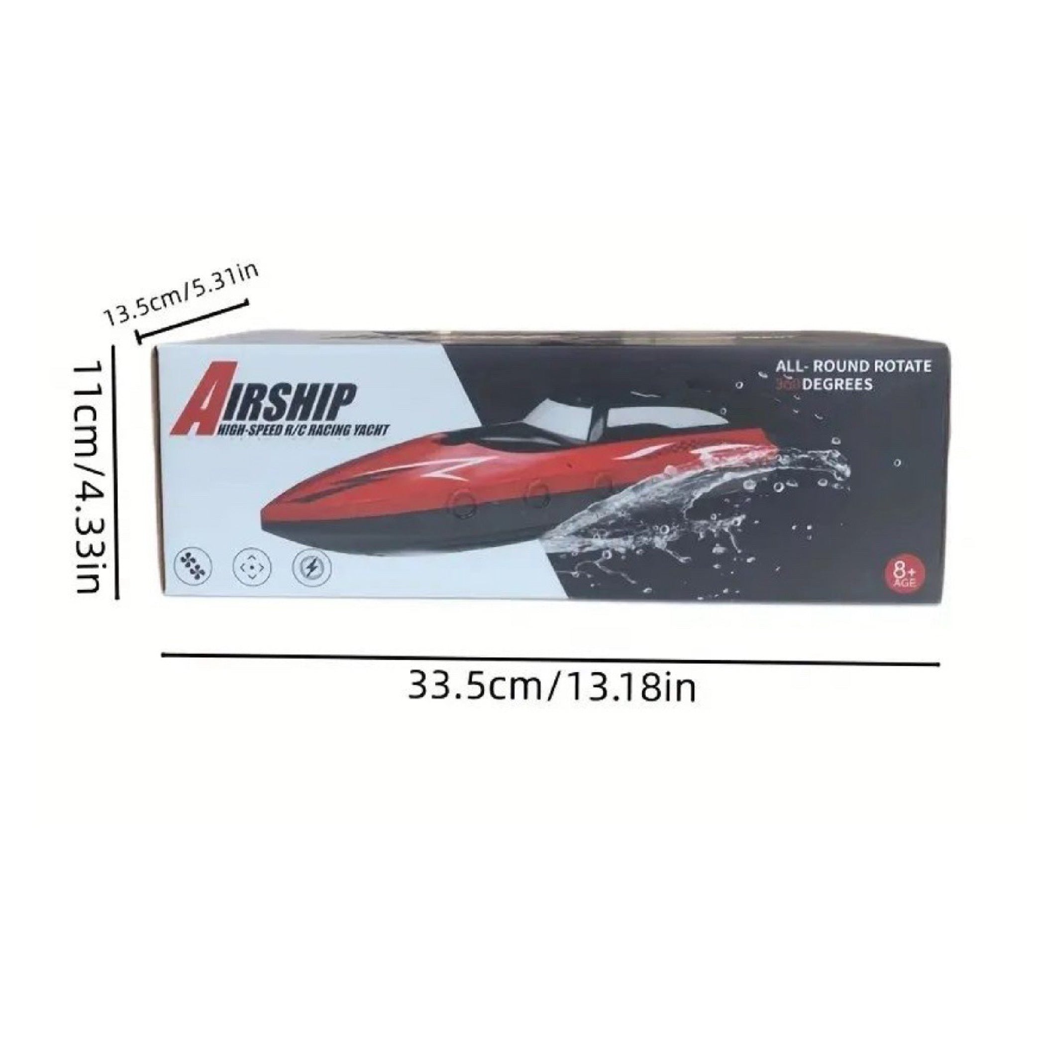 Remote Control Racing Yatch Airship High-Speed Remote Control Racing Yacht – 360° Rotating RC Boat ...