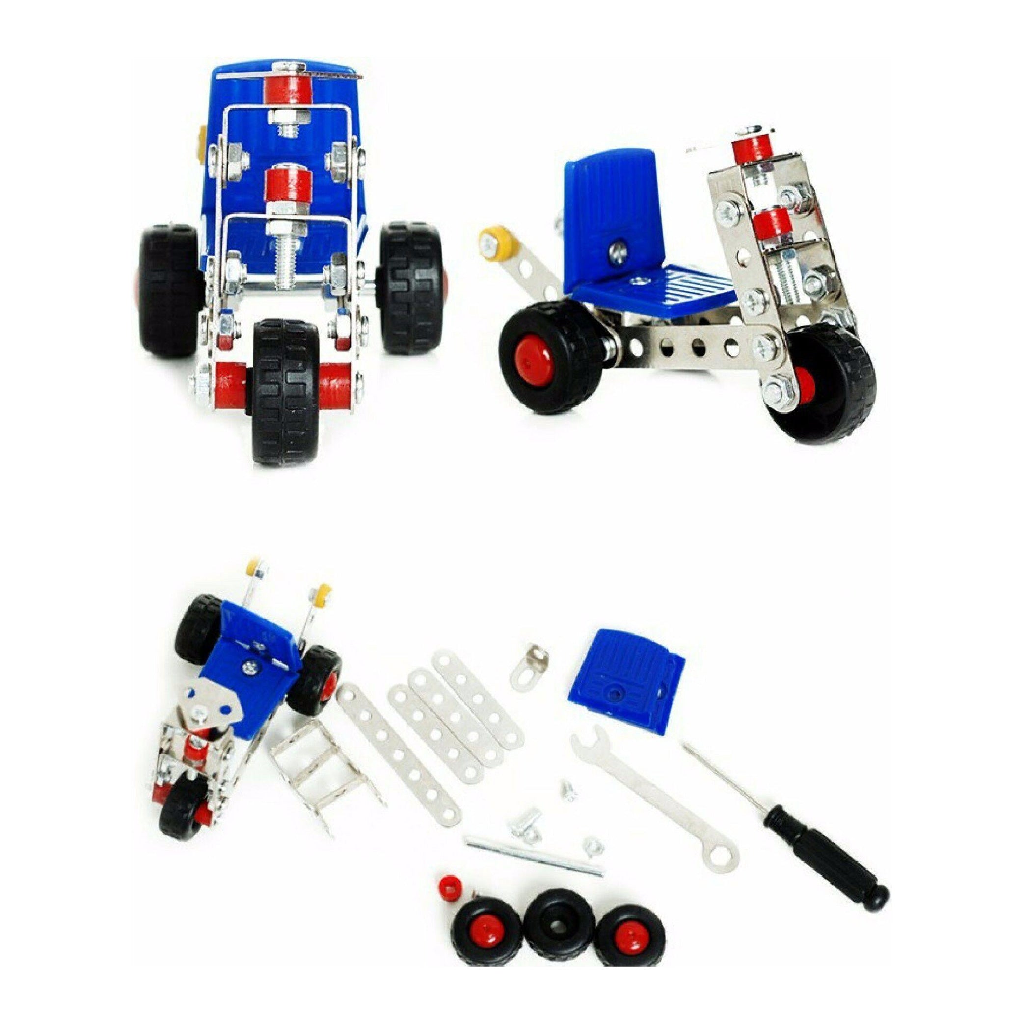 Alloy Building Block Set – DIY Construction Engineering Kit for Kids