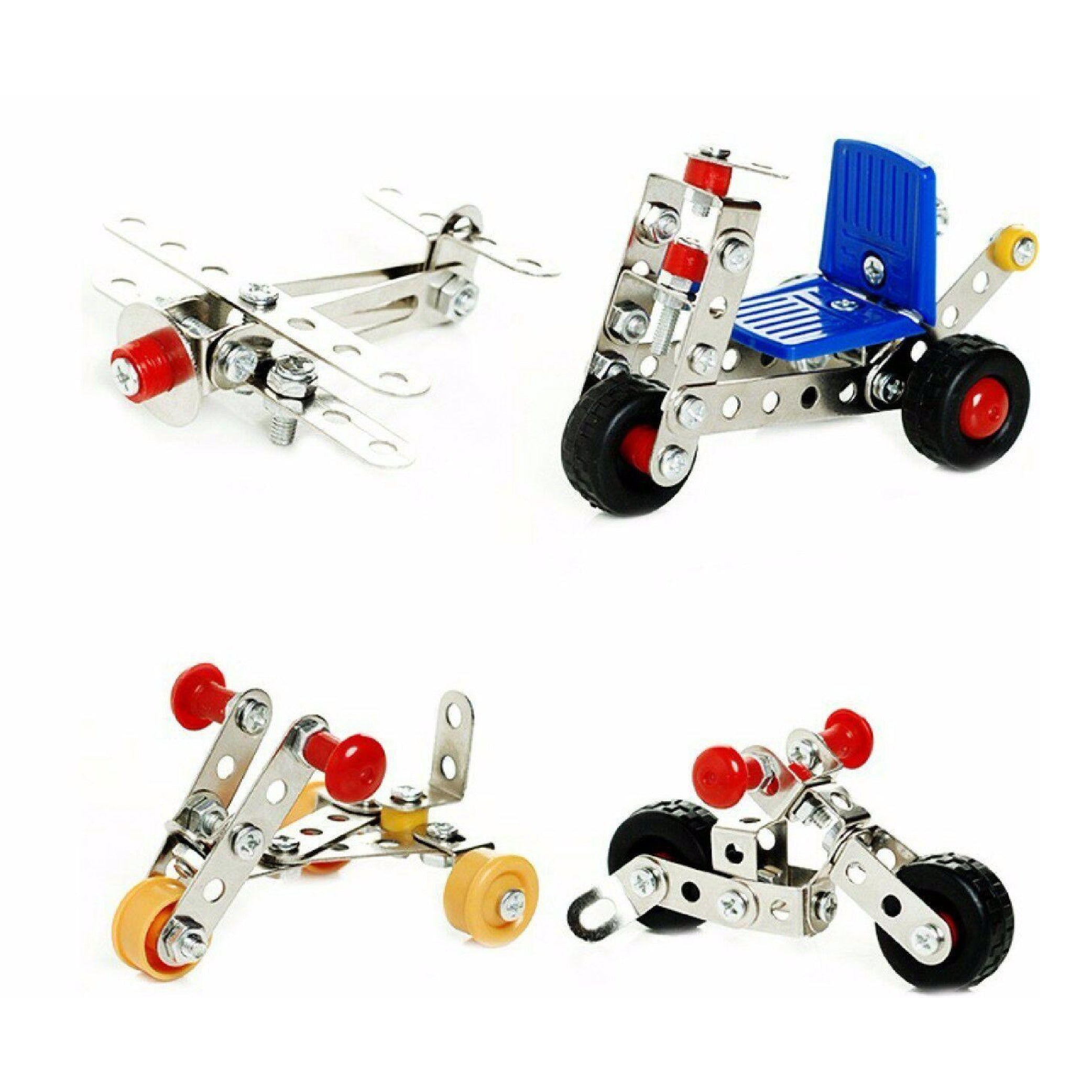 Alloy Building Block Set – DIY Construction Engineering Kit for Kids