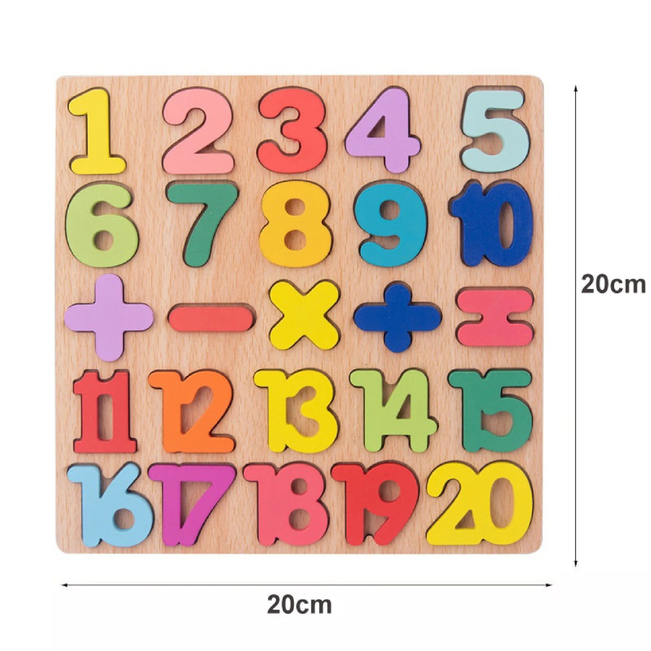 Wooden Alphabet Puzzle Board - Fun Educational Toy