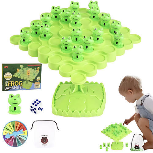 Amamia Balance Frog Game – Multiplayer Battle & Popular Frog Balancing Tree Toy