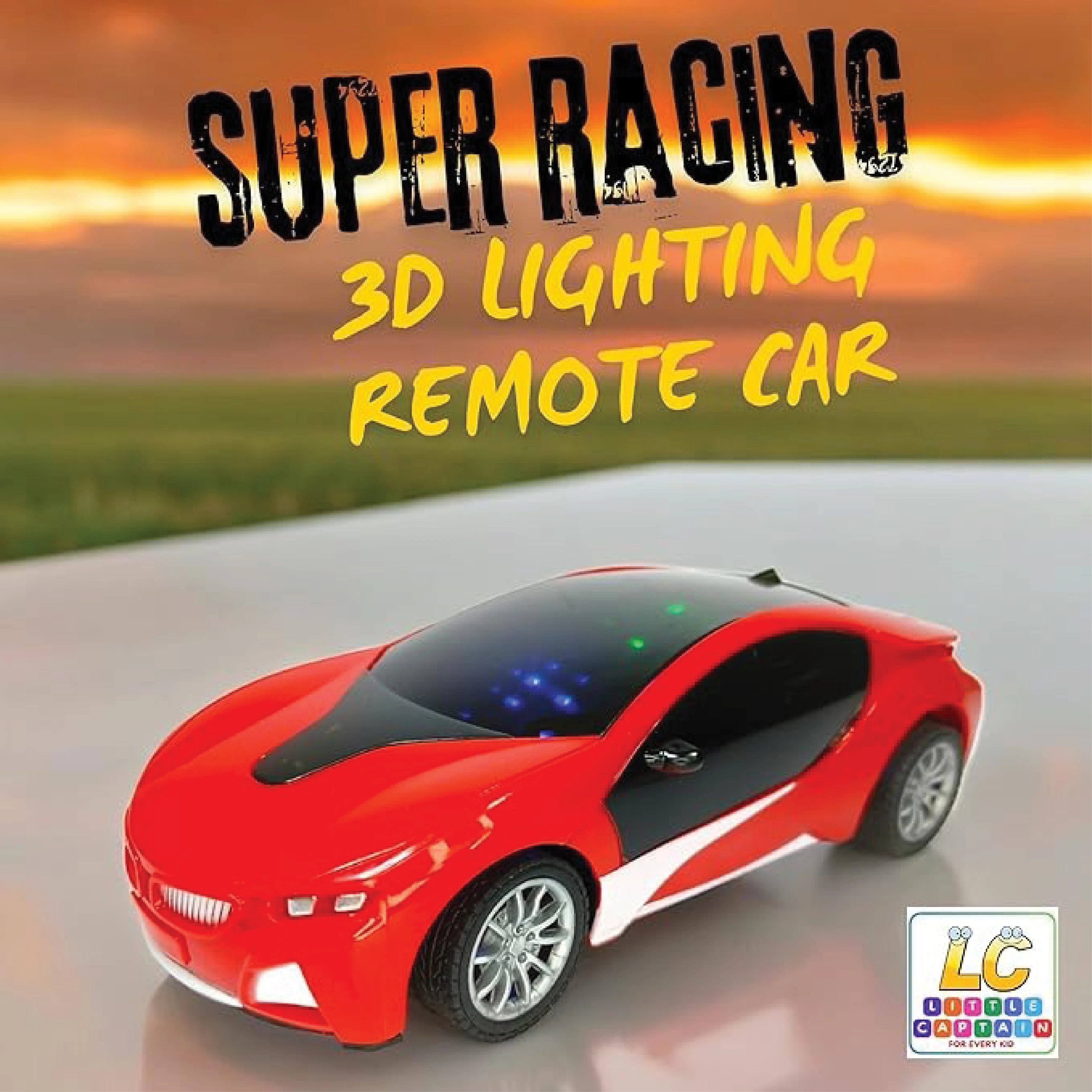 Amazing 3D Lighting Effect Racing Car