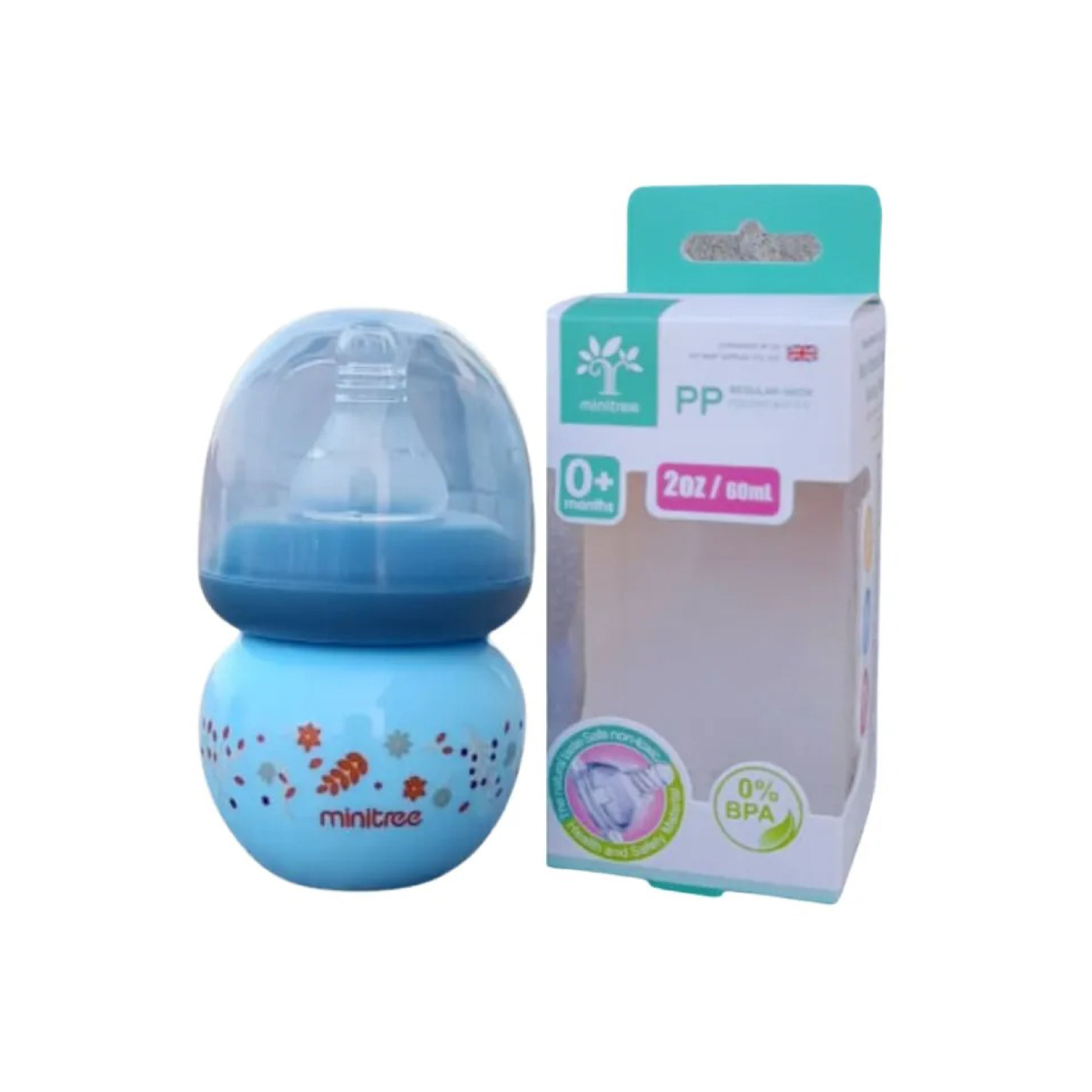 Anti-Colic Silicon Baby Feeding Bottle - Wide Neck, Mother Simulation, No Fan