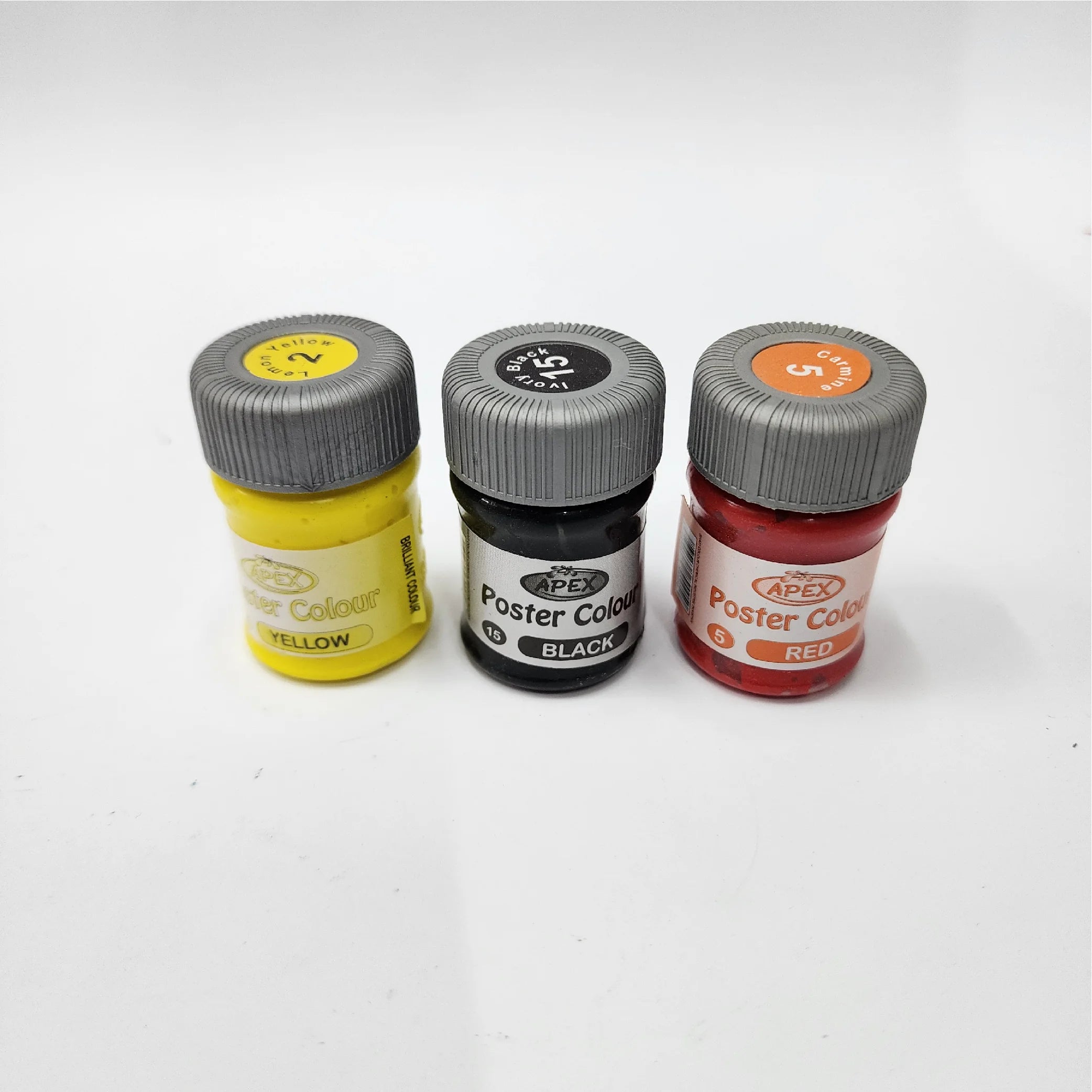 Apex Junior Poster Colour Set (6 Colours + 1 Brush
