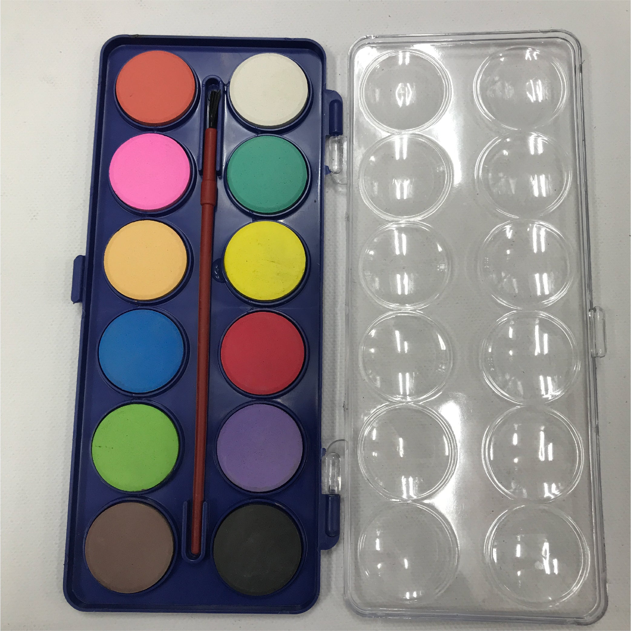 Aqua Line Sharp Colors Paint Box – 12 Watercolor Set