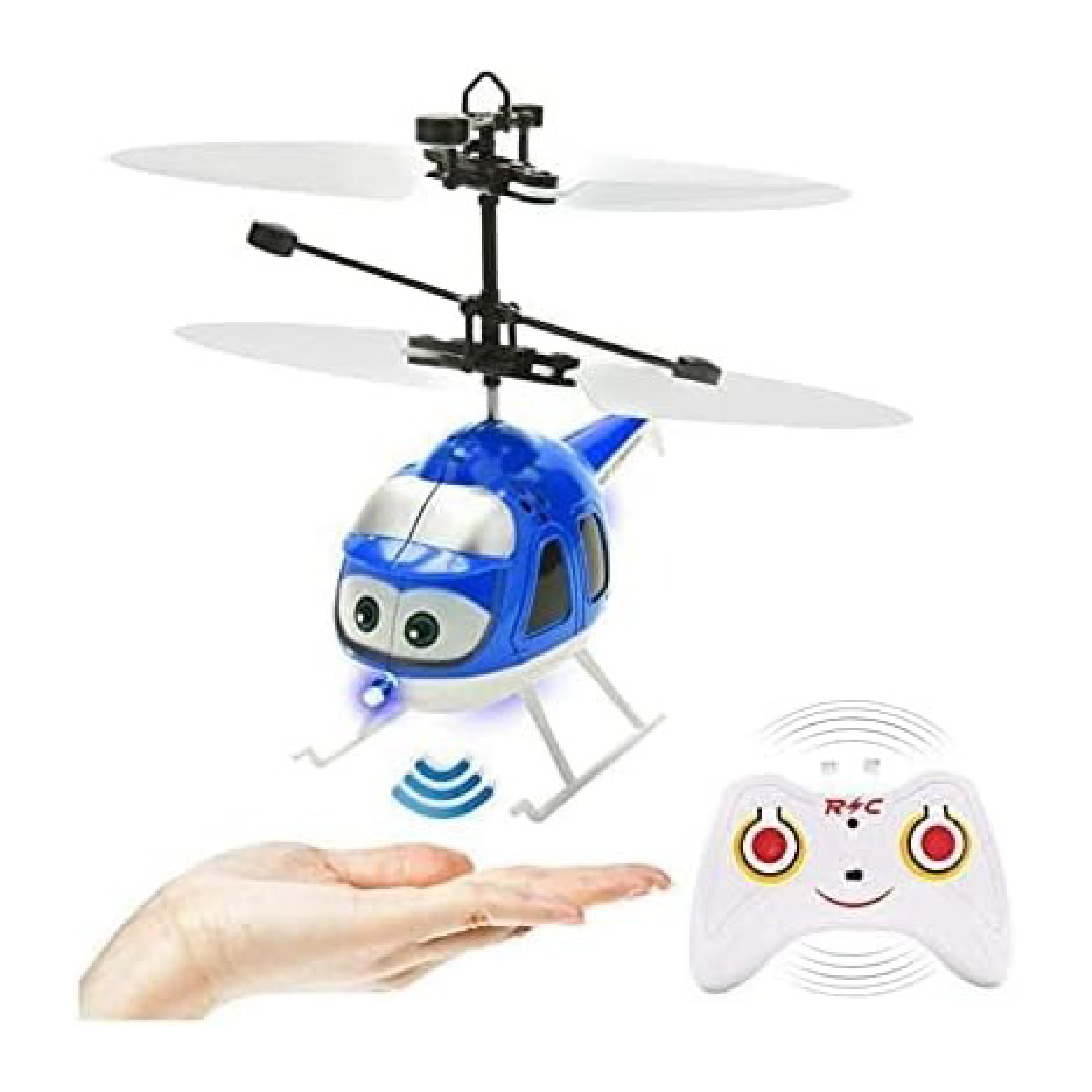 Hand Sensor Helicopter – Automatic Flying Toy with Induction Launcher