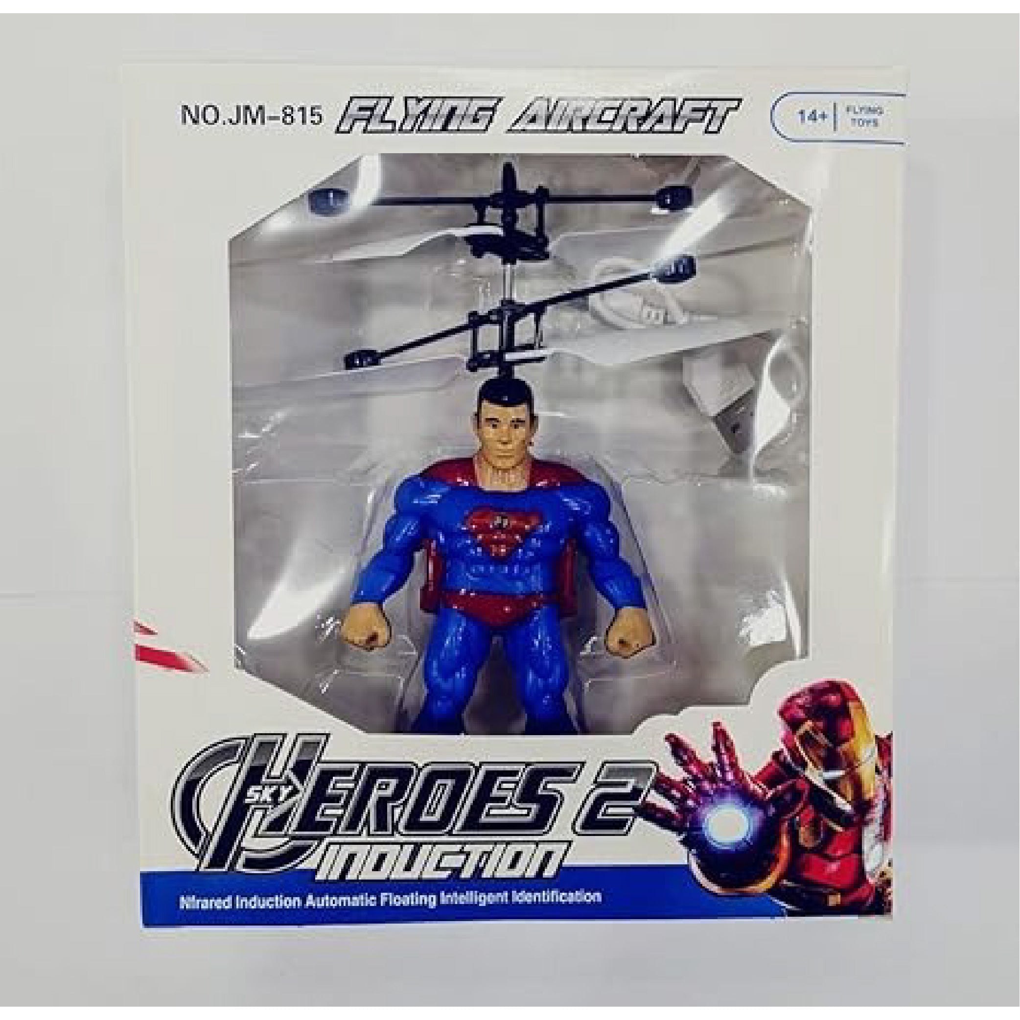 Flying Superhero Induction Aircraft Toy with Automatic Hovering