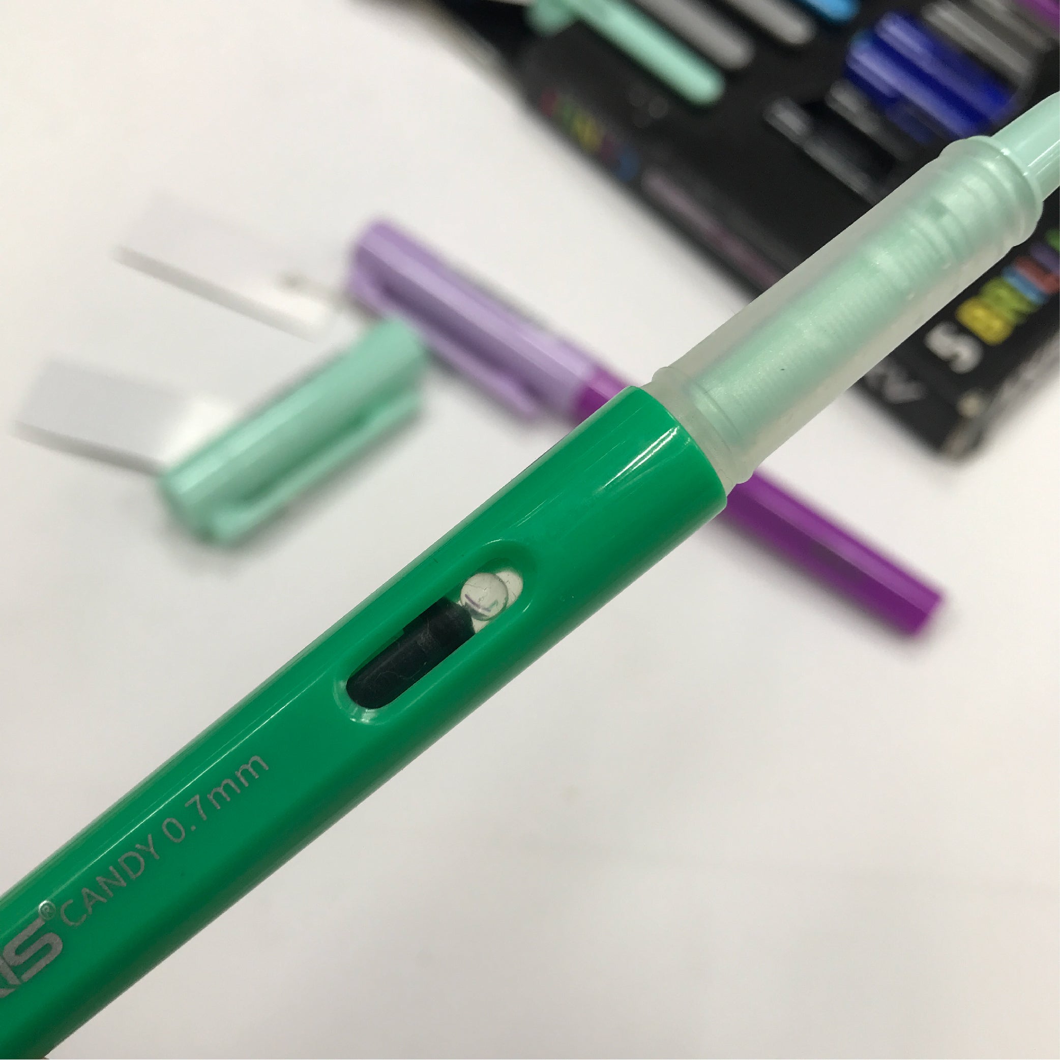 Axis Candy Fountain Pen Set - 5 Brilliant Colors for Smooth Writing