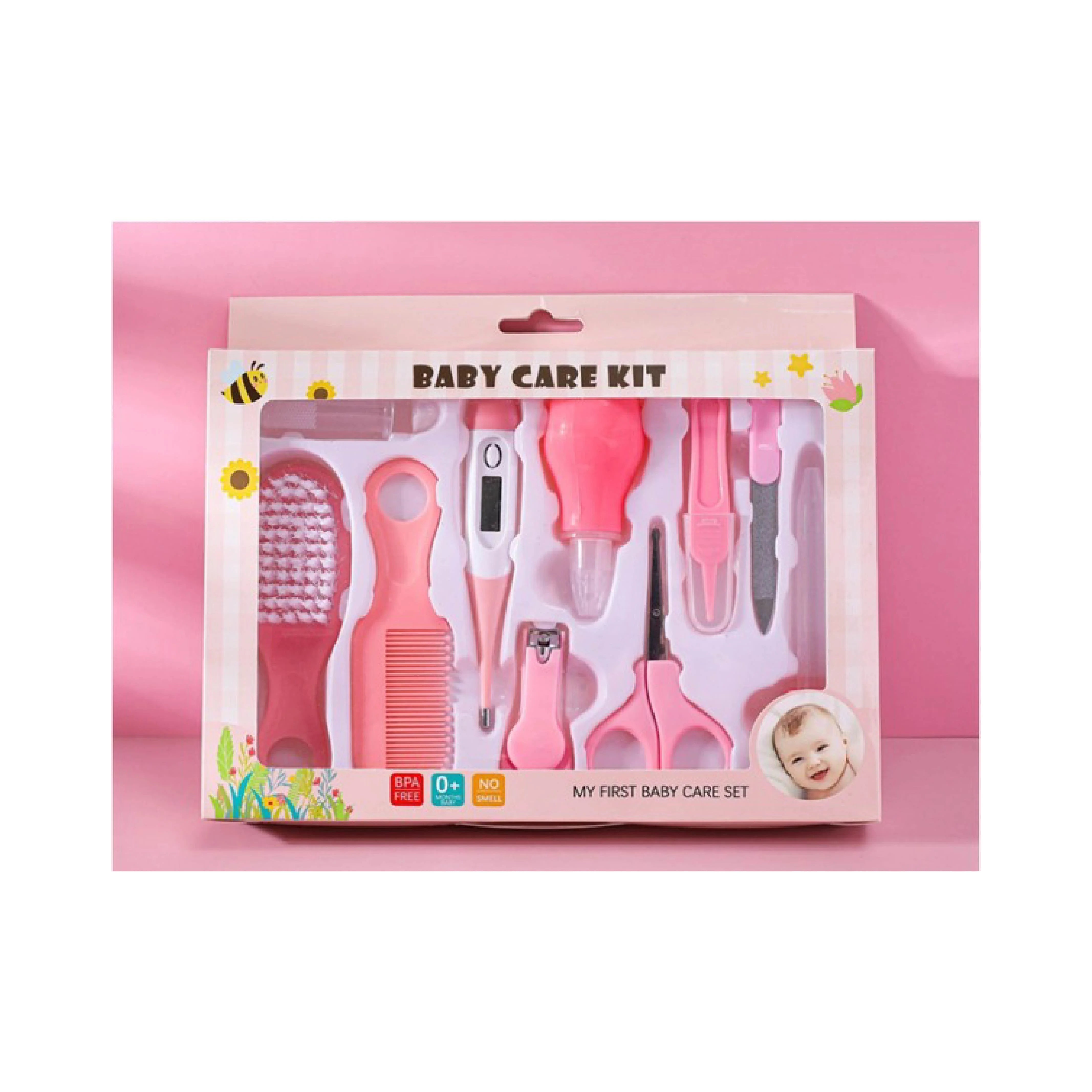 Baby Corner Health Care Kit – Pink & Blue Stainless Steel Grooming Set