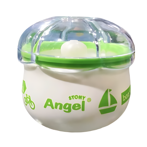 Stony Angel Baby Powder Puff with Whistle – Gentle Powder Application for Delicate Skin