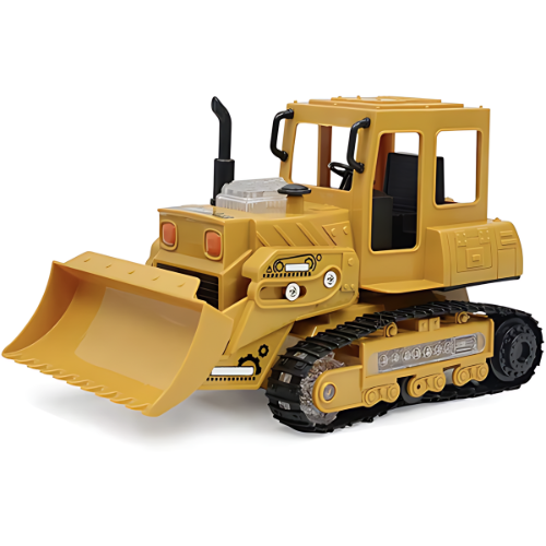 Kids Electric Excavator Toy Truck – Flashing Lights, Music & Universal Engineering Vehicle