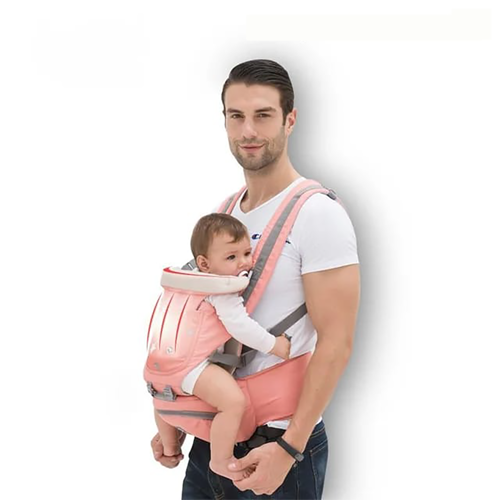 ComfyKid 360° Ergonomic Baby Carrier with Hip Seat - Lightweight and Breathable Design for Toddlers