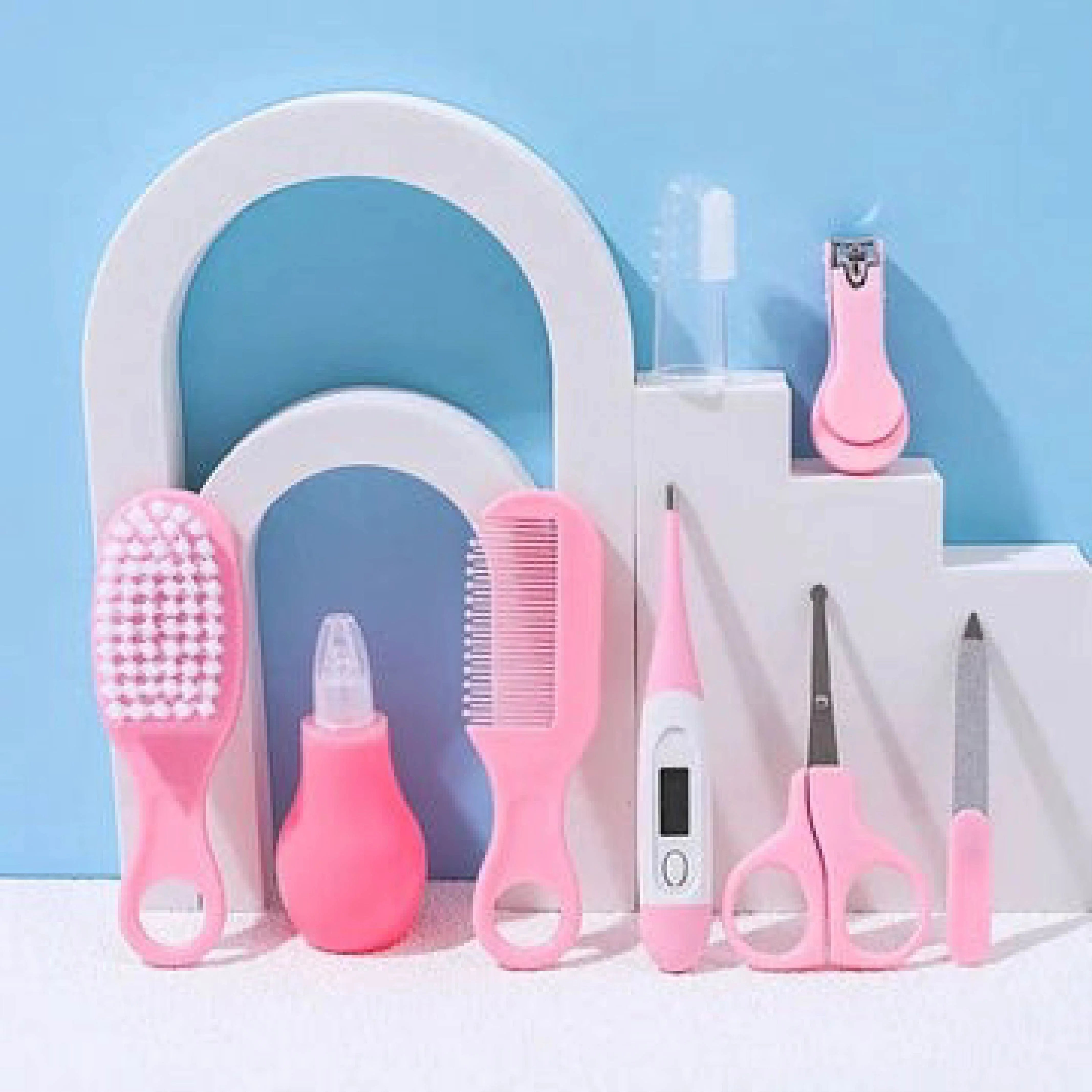 Baby Corner Health Care Kit – Pink & Blue Stainless Steel Grooming Set