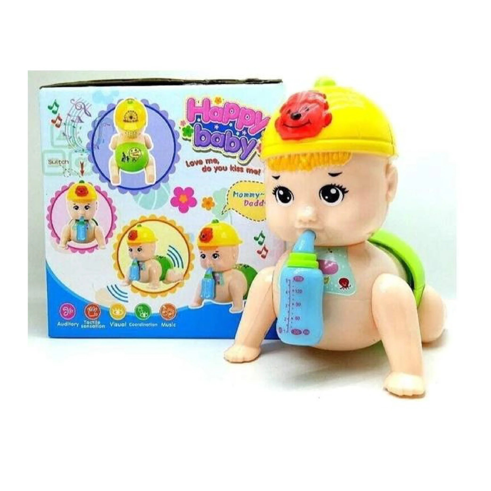Musical Baby Crawling Toy – Engaging 3D Lights & Music for Infants