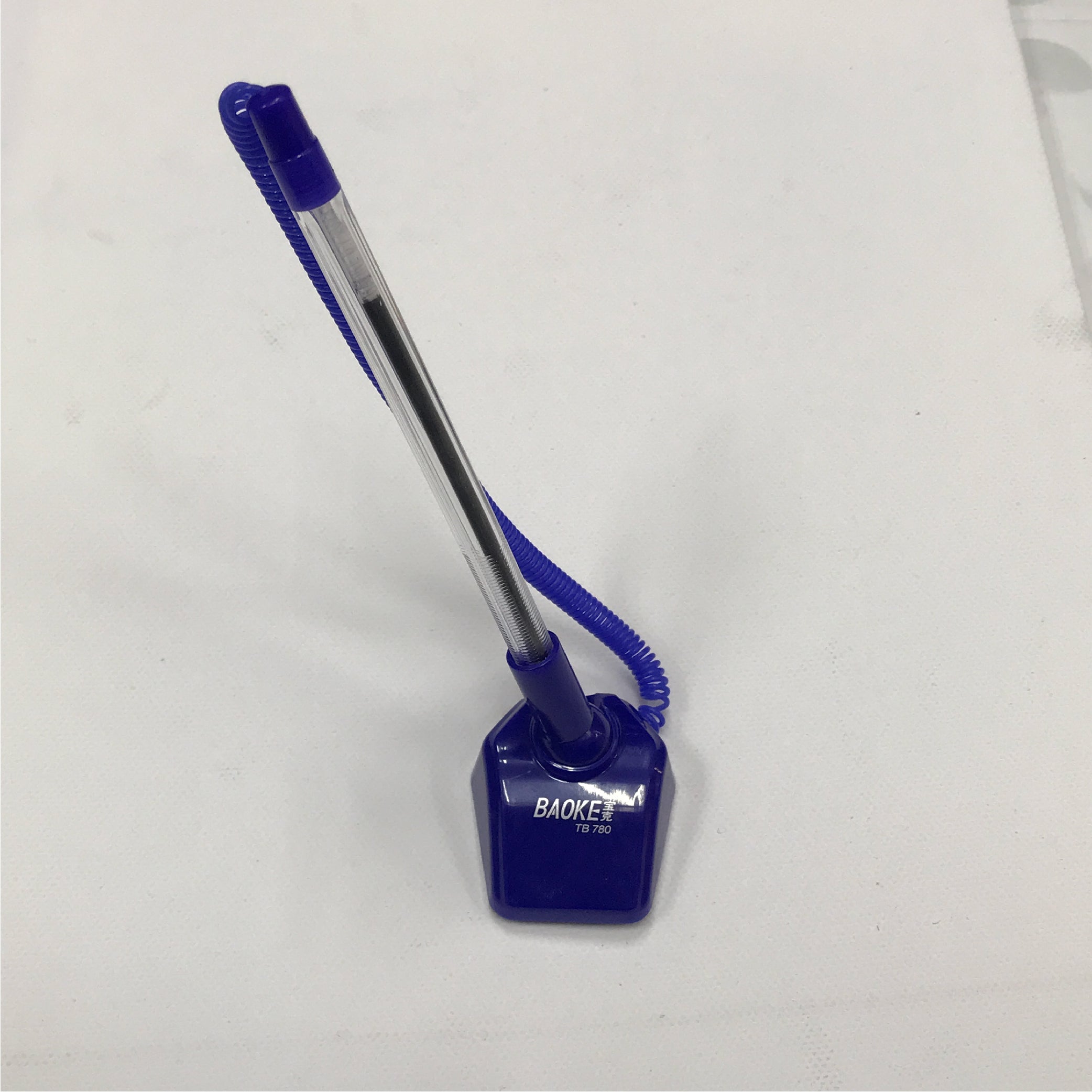 Baoke Desk-Top Ballpoint Pen with Stand - Purple, Convenient and Fun Design
