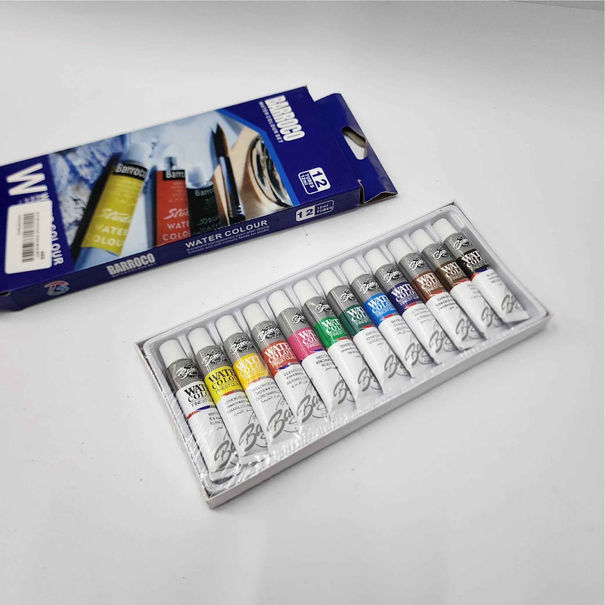 Barroco Water Colour Set (12 x 12mL)