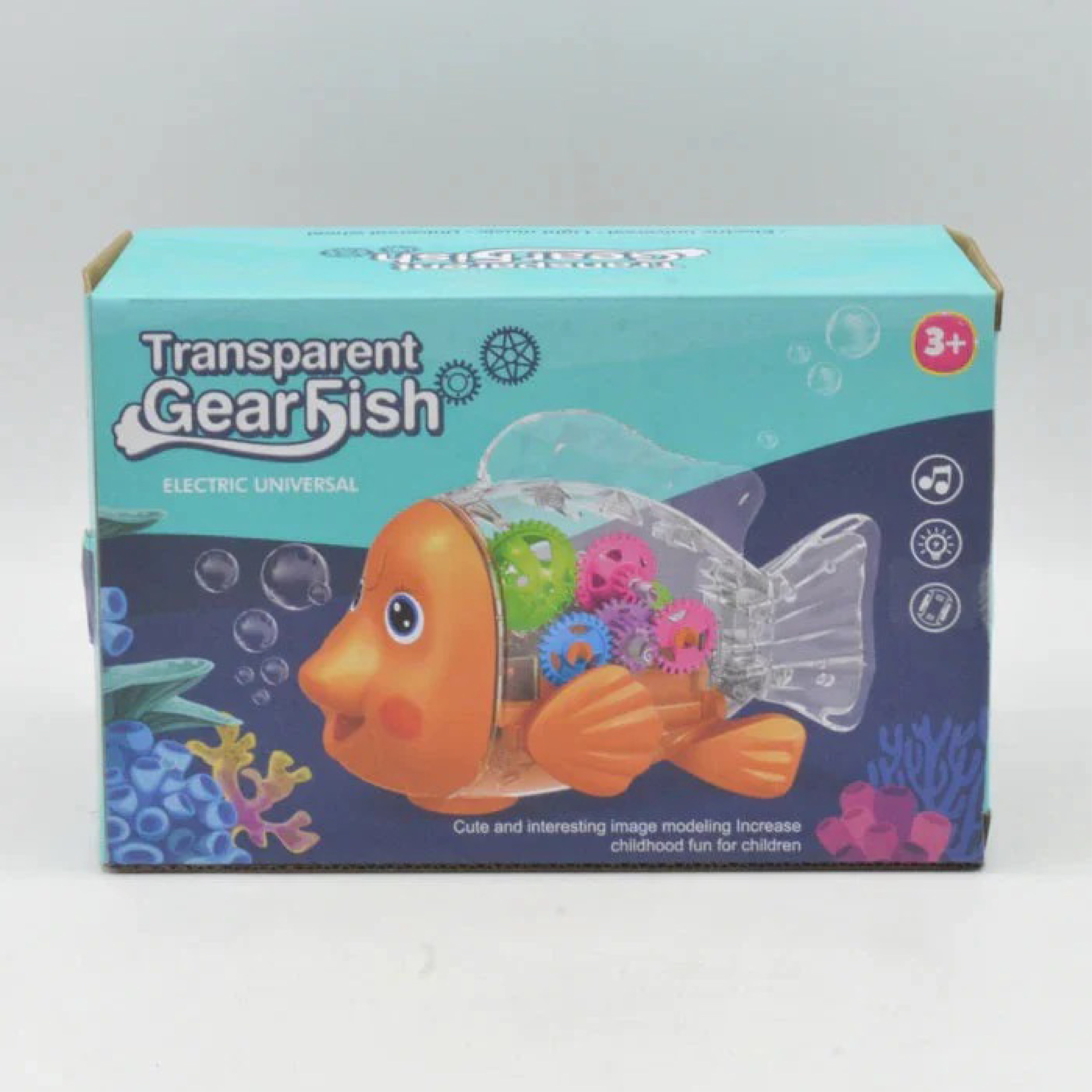 Battery Operated Clown Fish Toy with Lights and Sound