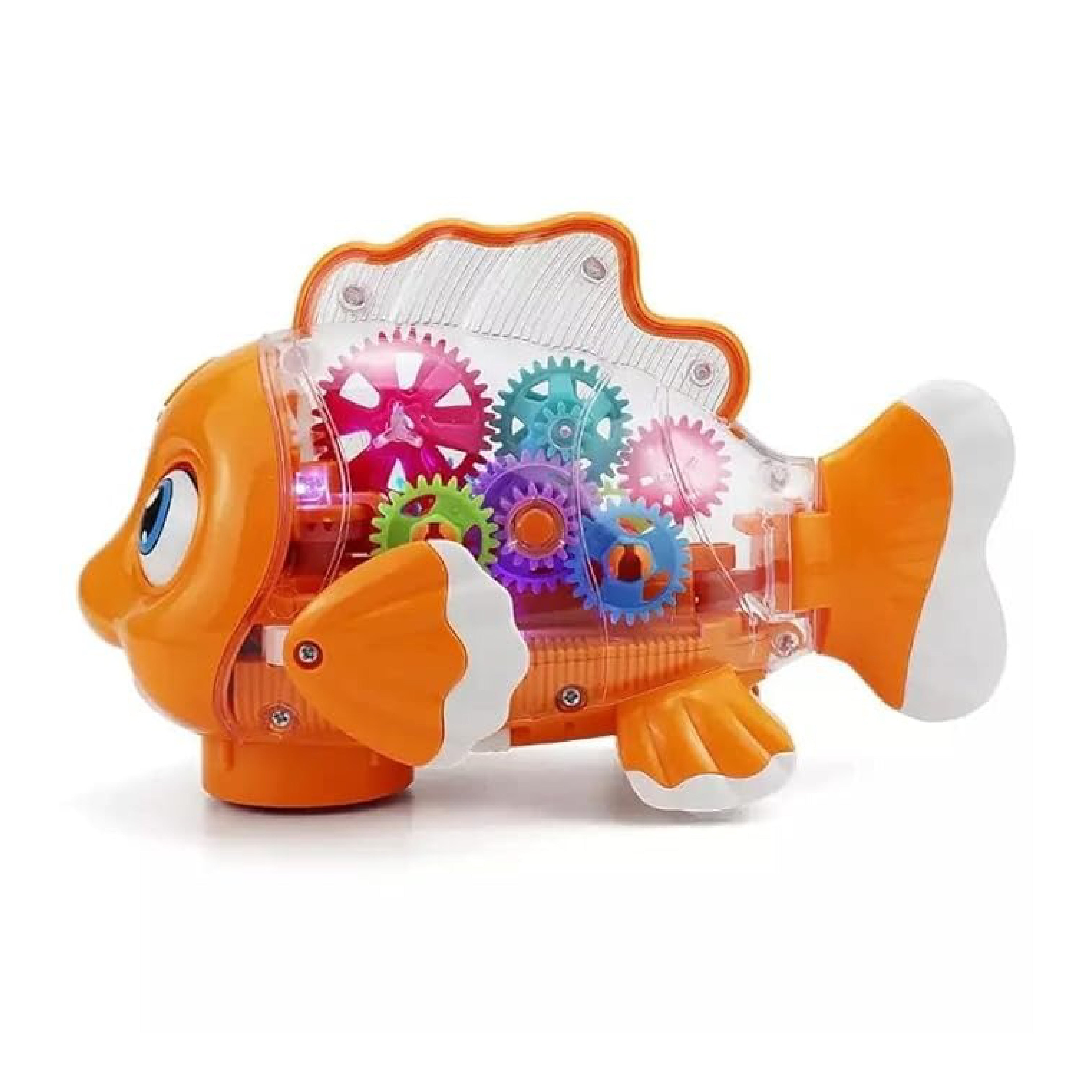 Battery Operated Clown Fish Toy with Lights and Sound