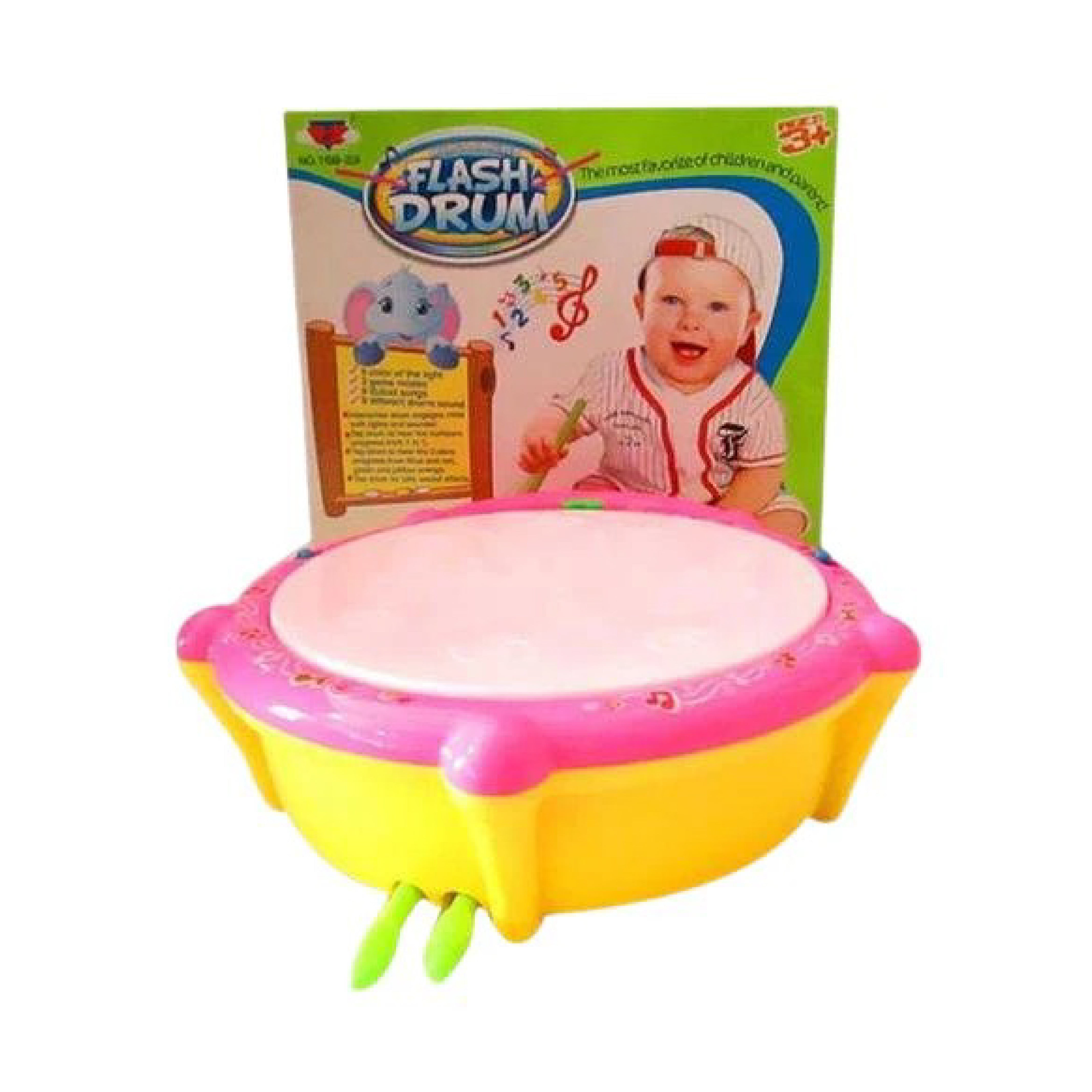 Kids Flash Drum – Battery Operated Musical Toy for Ages 4+