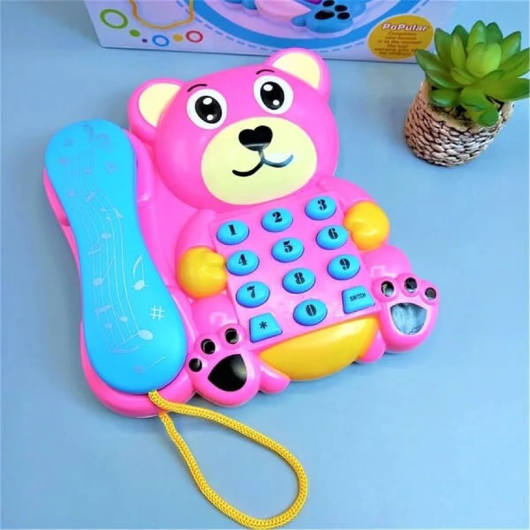 Bear Musical Phone: Fun Learning for Kids!